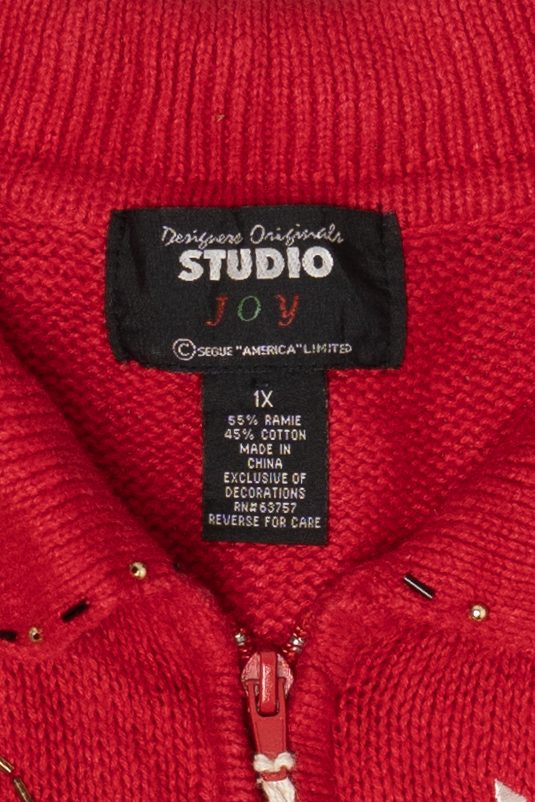 Vintage Studio Joy Ugly Christmas Vest (2000s)