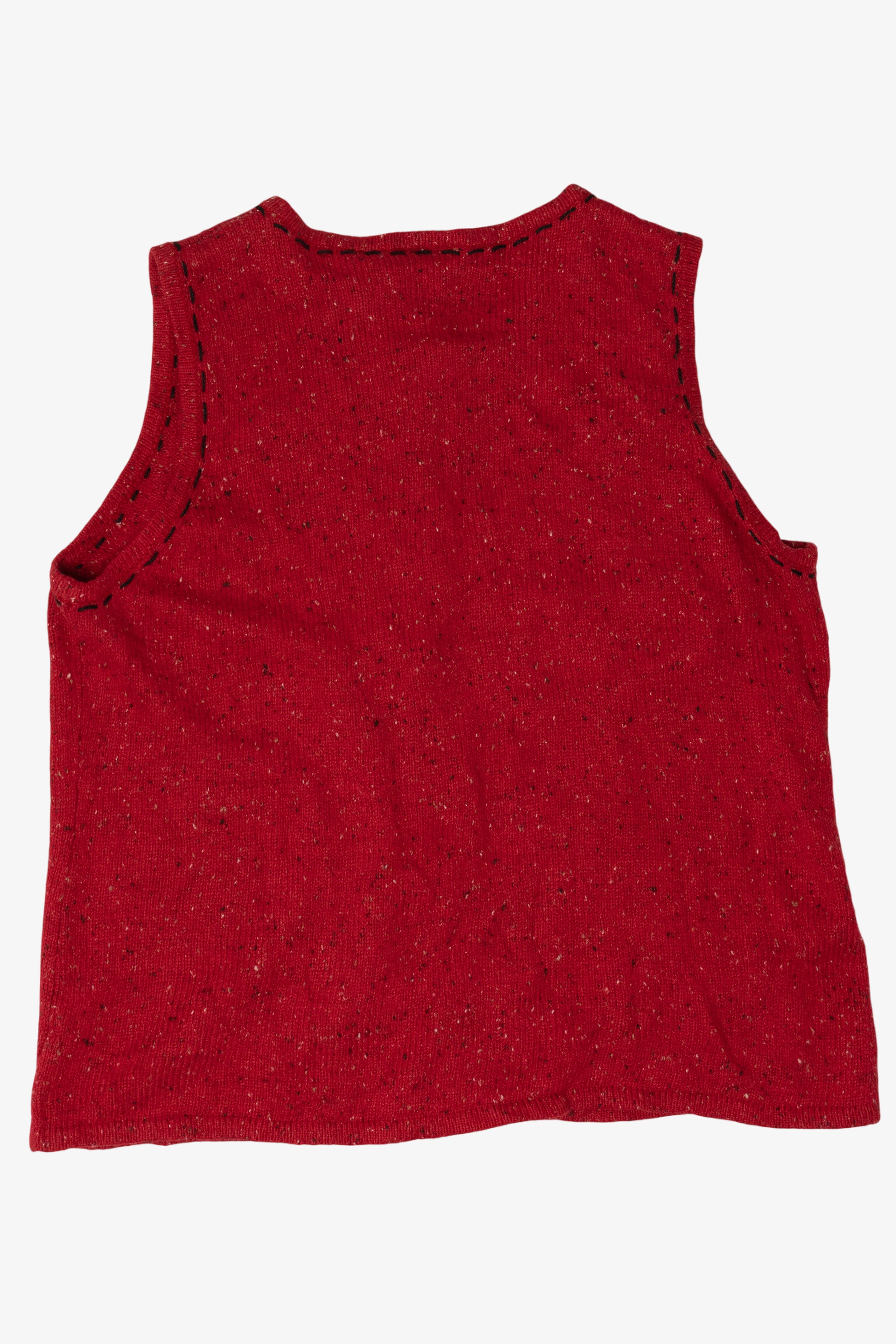 Vintage Red Russ Ugly Christmas Vest (2000s)