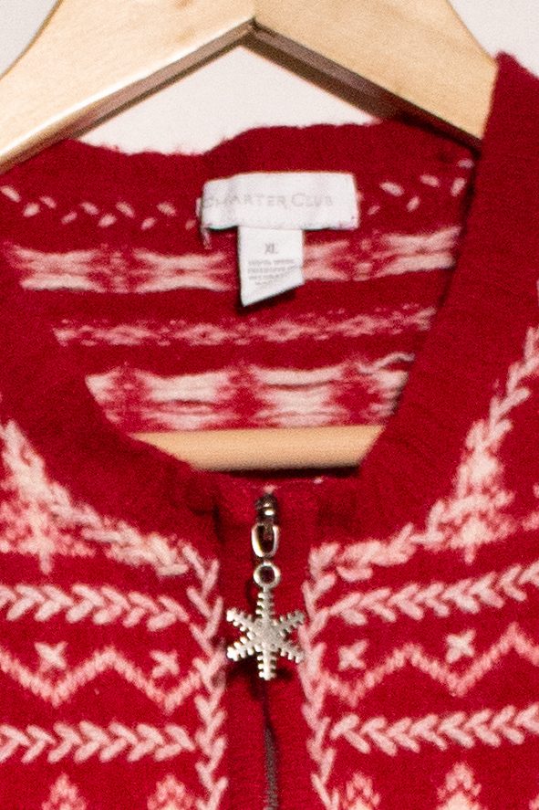 Vintage Red Penguins Ugly Christmas Vest (2000s)