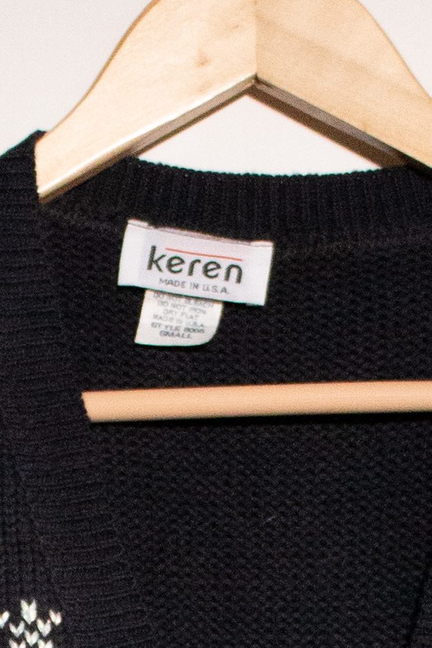 Vintage Keren Snowman Ugly Christmas Vest (1990s)