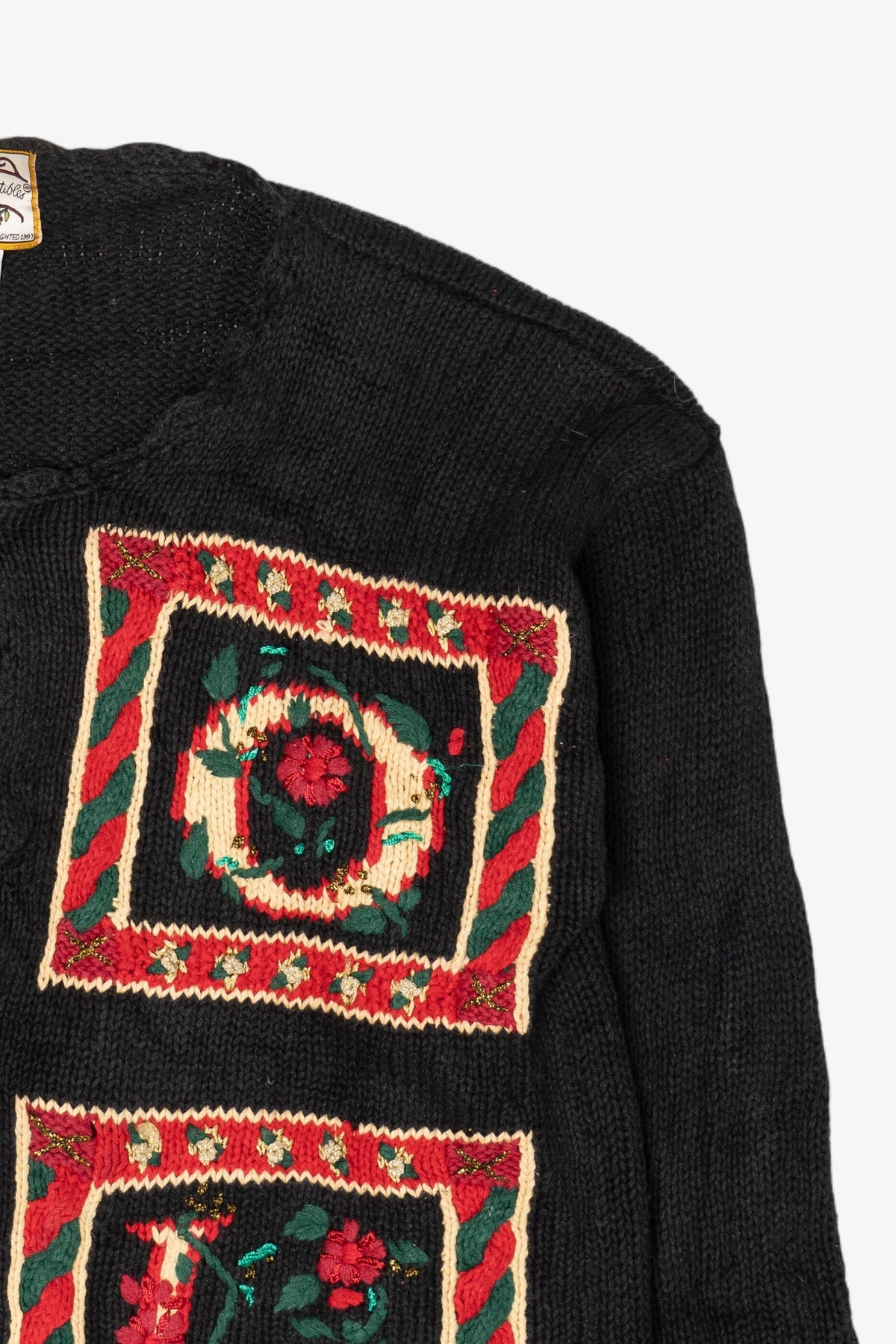 Vintage Noel Ugly Christmas Cardigan (1990s)