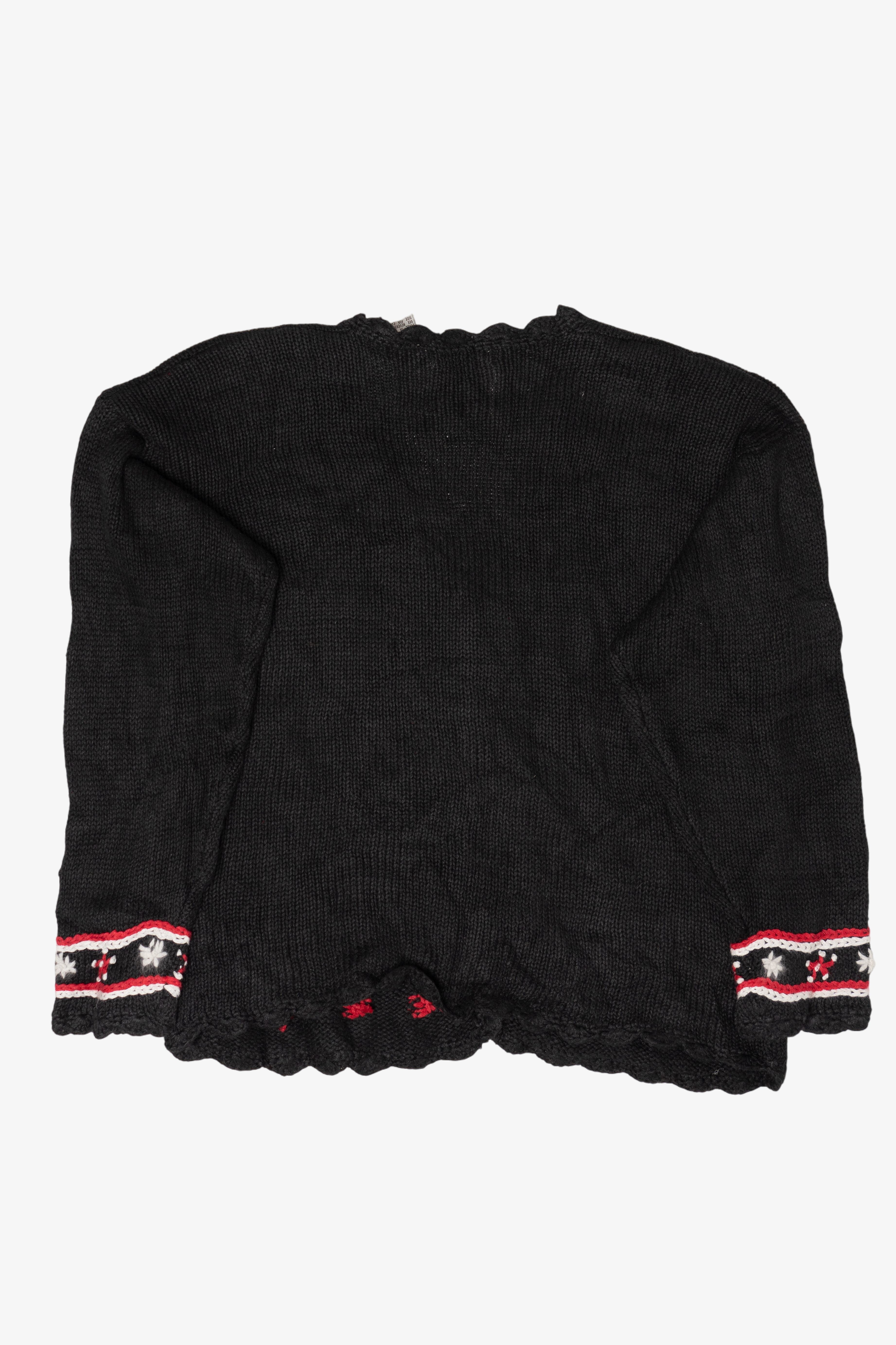 Vintage Erika Hand Knit Ugly Christmas Sweater (1990s)
