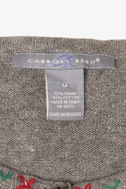 Vintage Y2k Lightweight Carroll Reed Ugly Christmas Sweater (2000s)