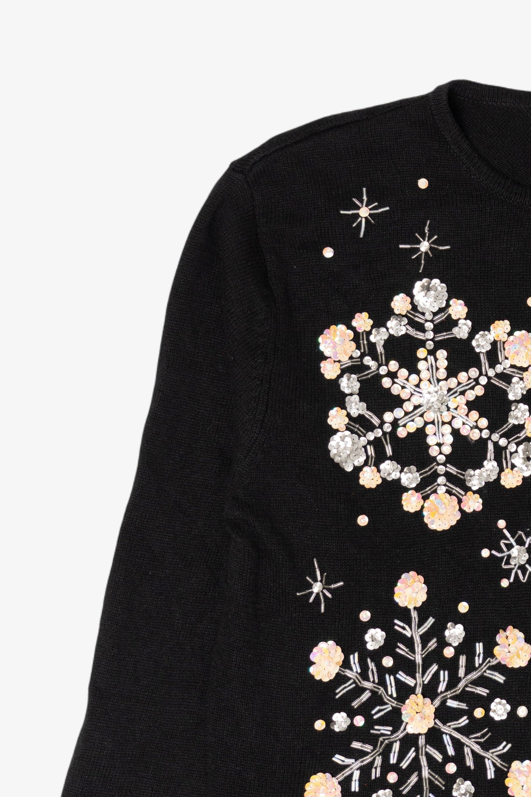 Vintage Snowflakes Ugly Christmas Cardigan (2000s)