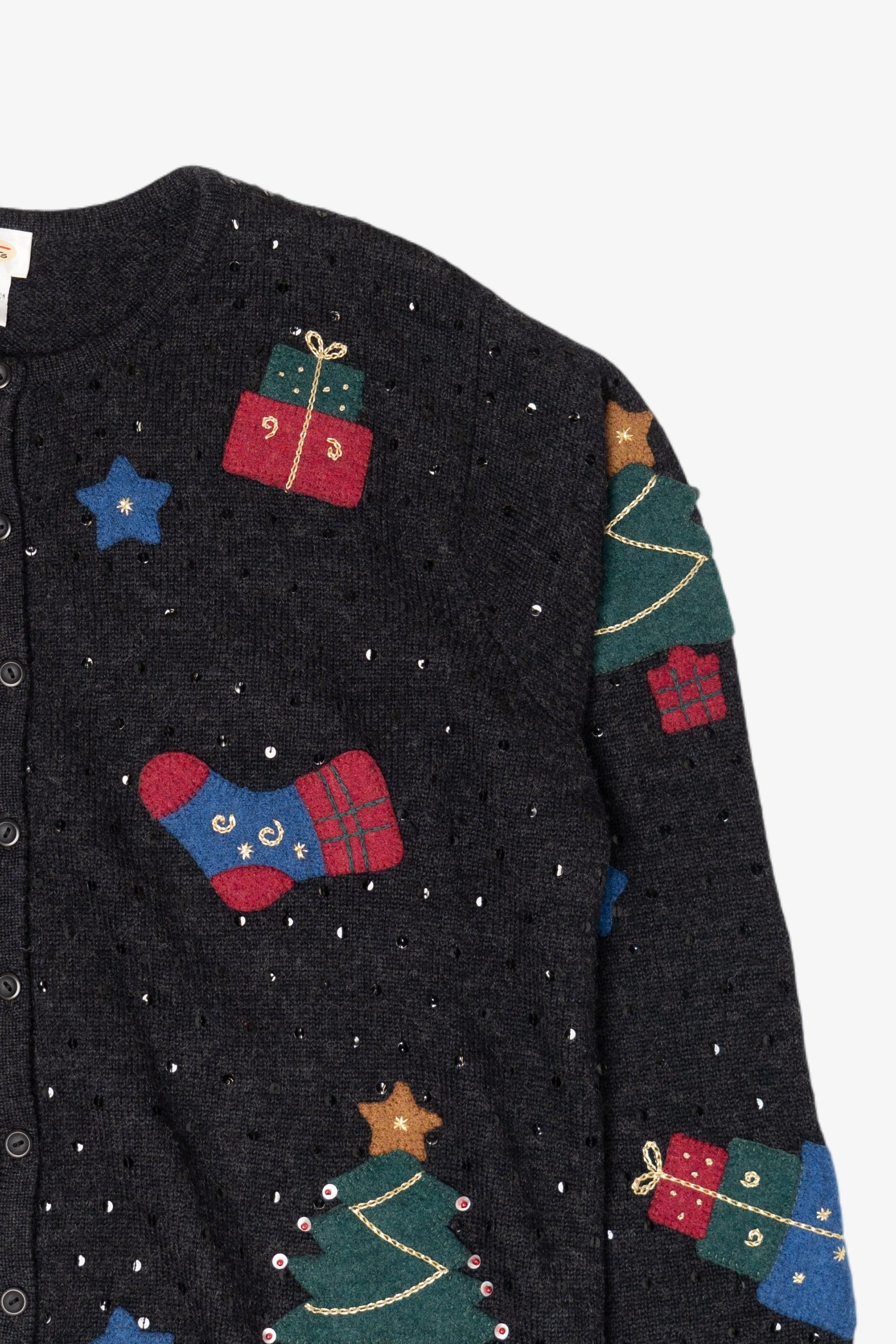 Vintage Talbots Ugly Christmas Cardigan (1990s)