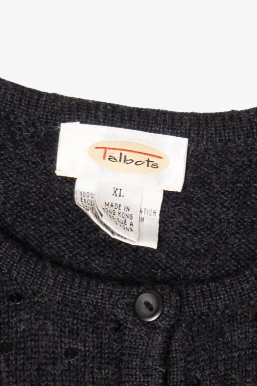 Vintage Talbots Ugly Christmas Cardigan (1990s)