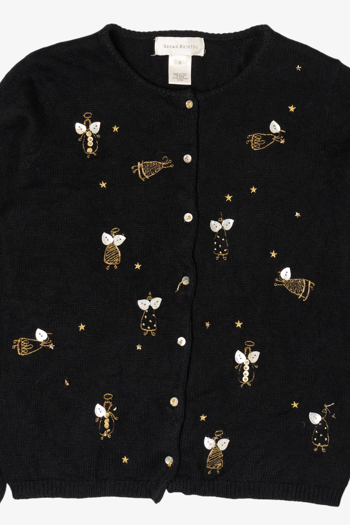 Vintage Susan Bristol Angels Ugly Christmas Sweater (2000s)