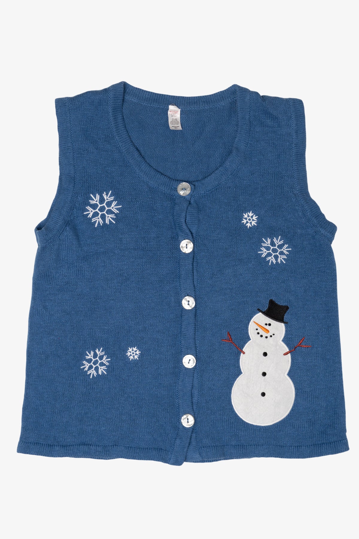 Vintage Holiday Faire Snowmen Ugly Christmas Sweater (2000s)