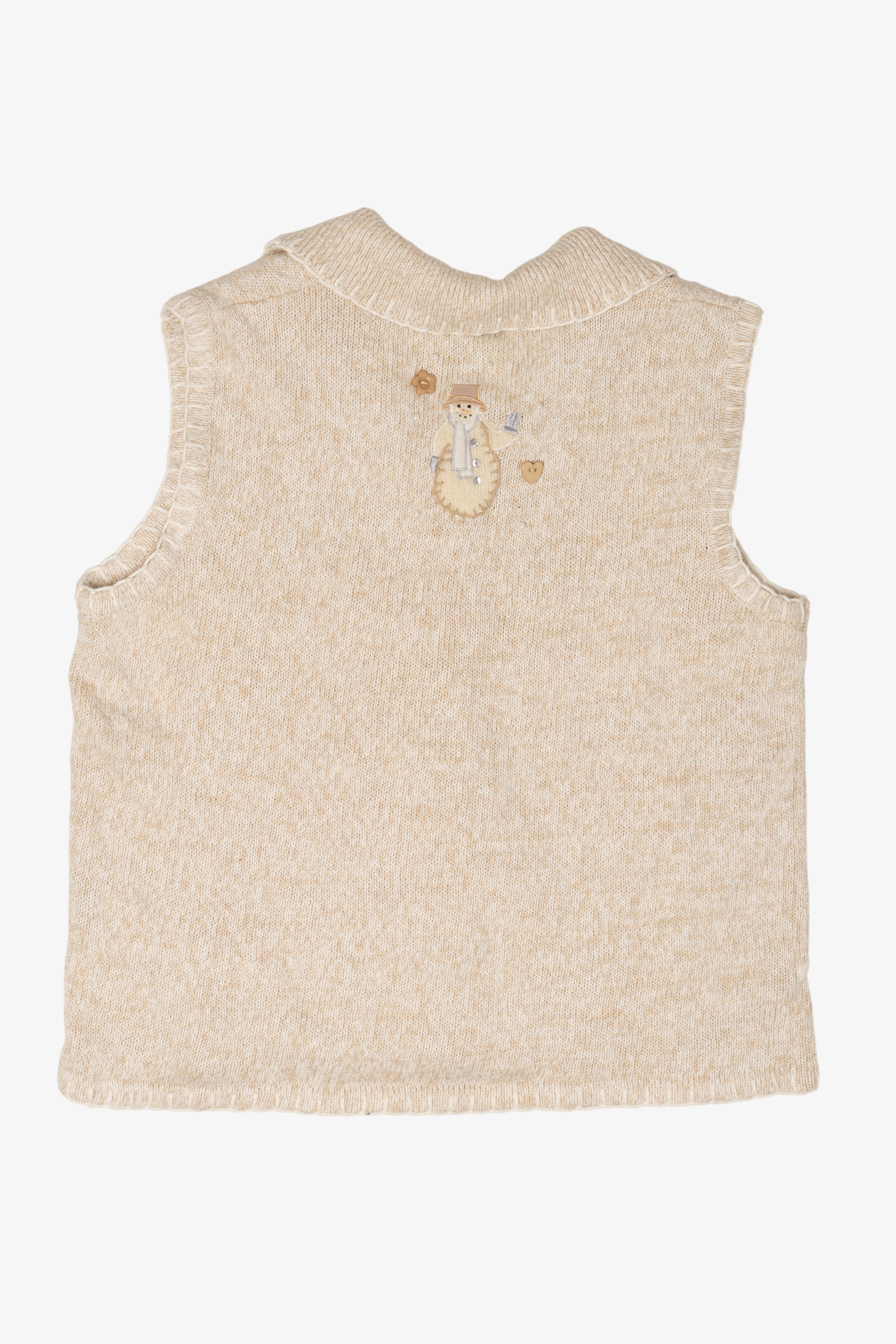 Vintage Erika Snowmen Ugly Christmas Vest (2000s)