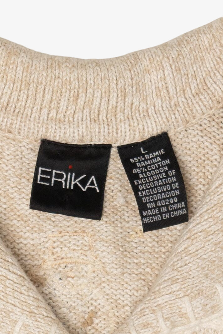 Vintage Erika Snowmen Ugly Christmas Vest (2000s)