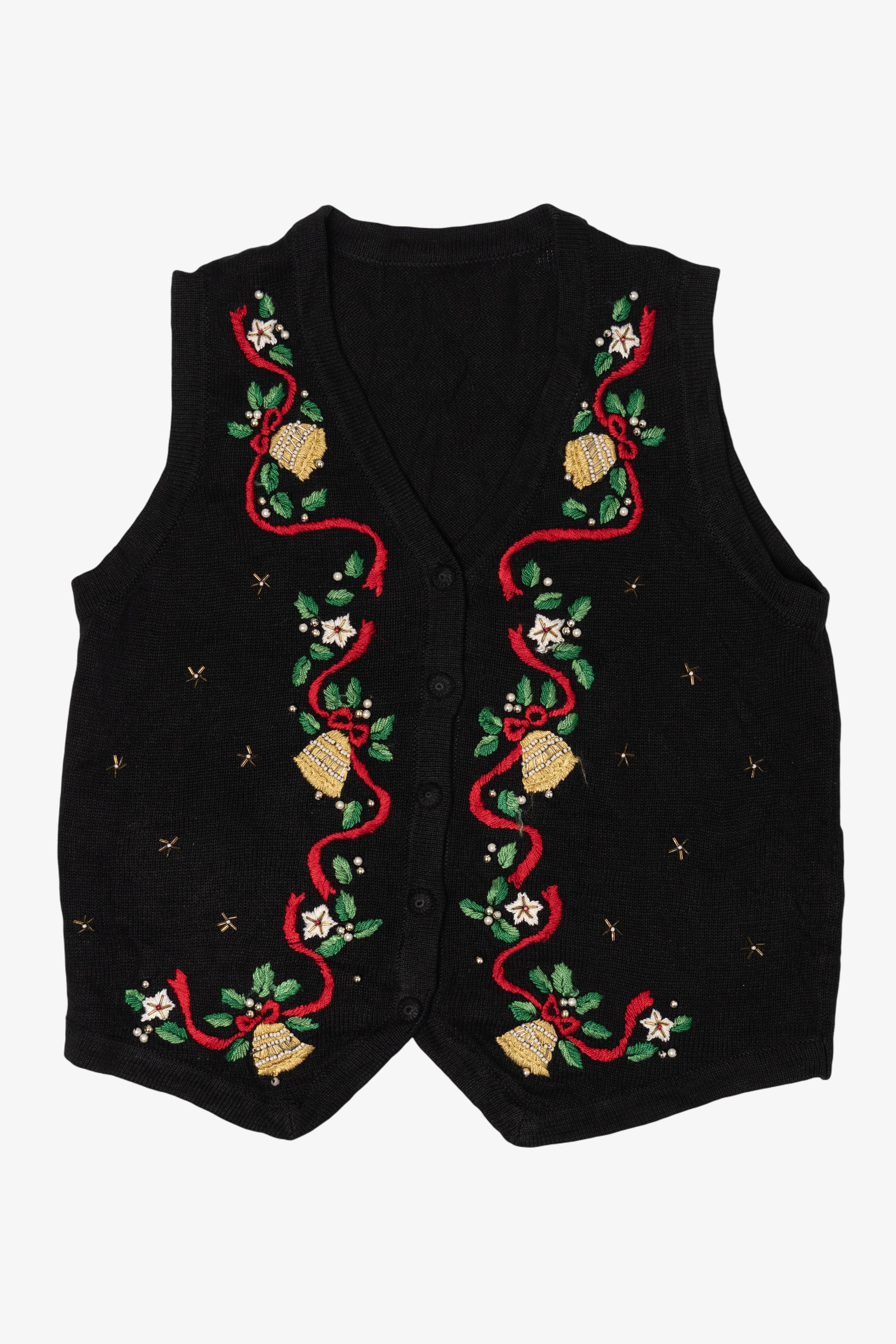 Vintage Bells Ugly Christmas Sweater Vest (2000s)