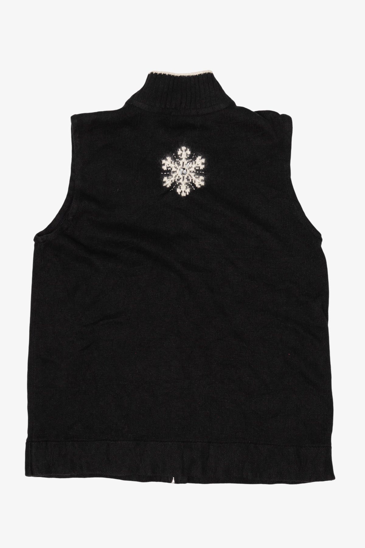 Vintage Quacker Factory Snowflakes Ugly Christmas Vest (2000s)