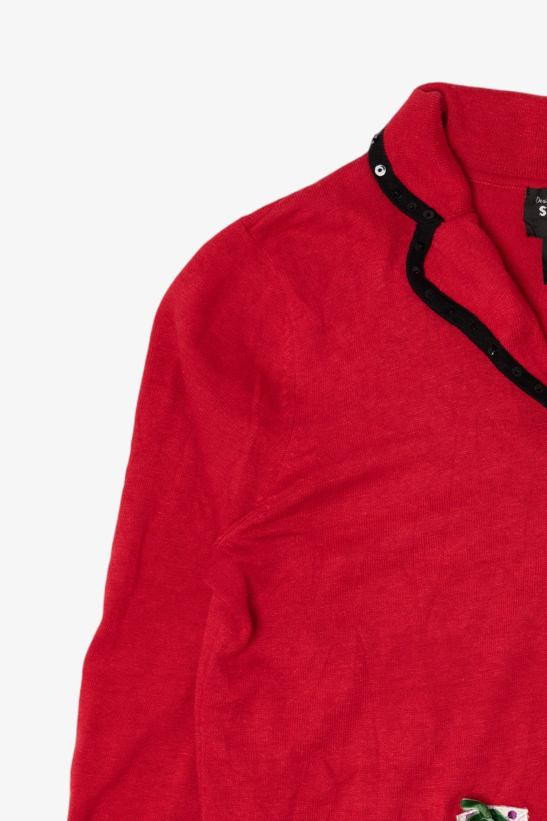 Vintage Y2k Lightweight Studio Joy Presents Ugly Christmas Cardigan (2000s)