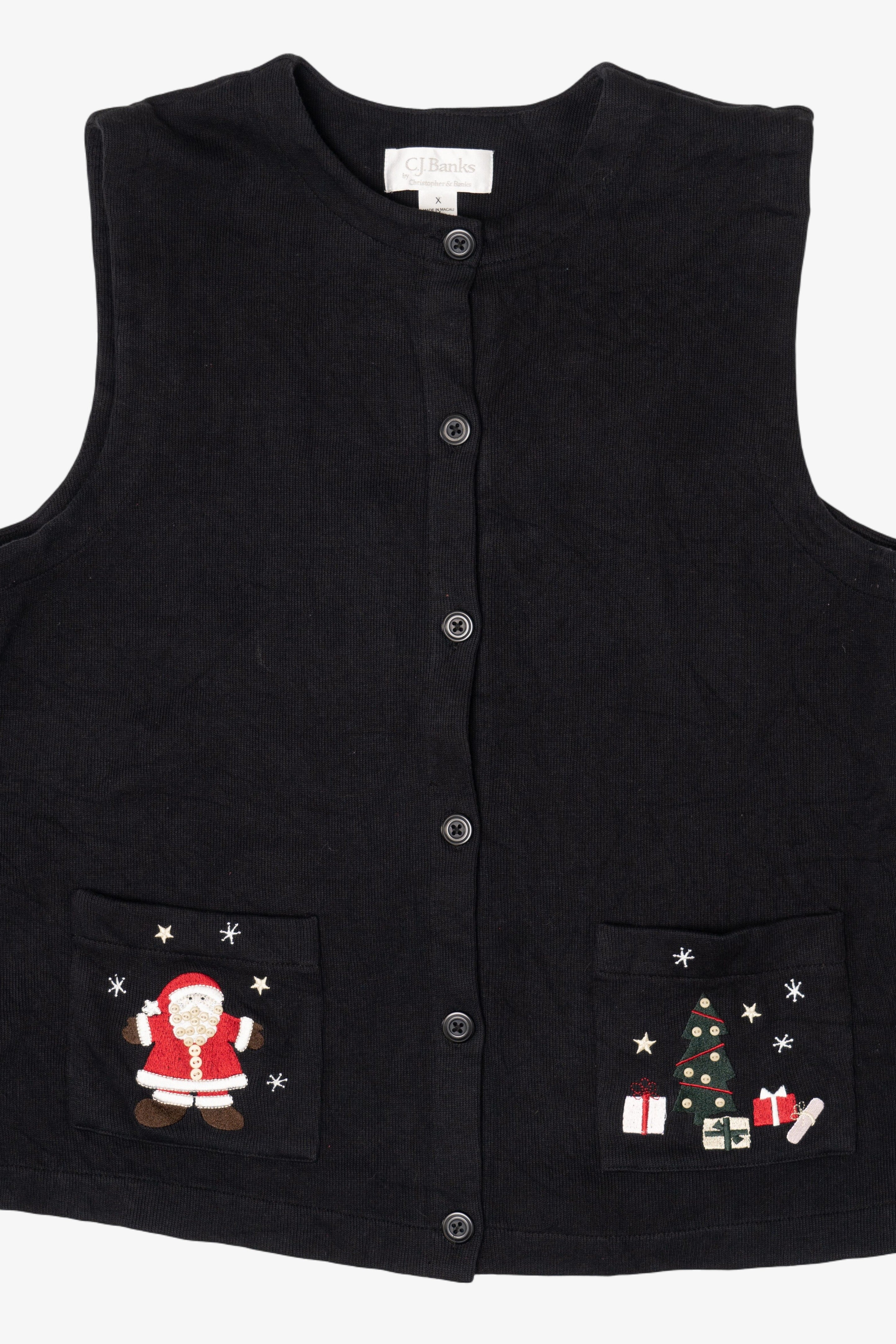 Vintage C.J. Banks Ugly Christmas Vest (1990s)