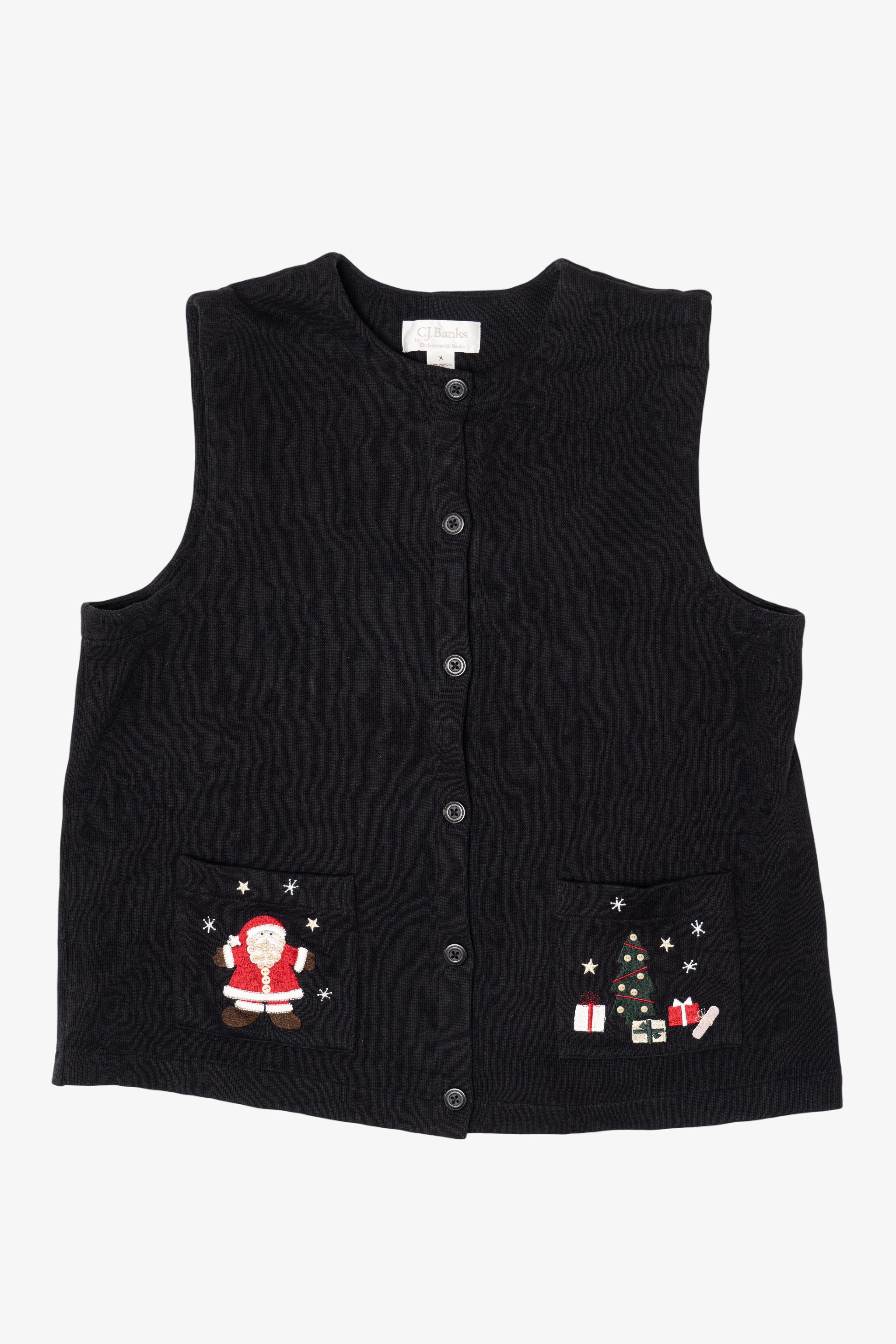 Vintage C.J. Banks Ugly Christmas Vest (1990s)