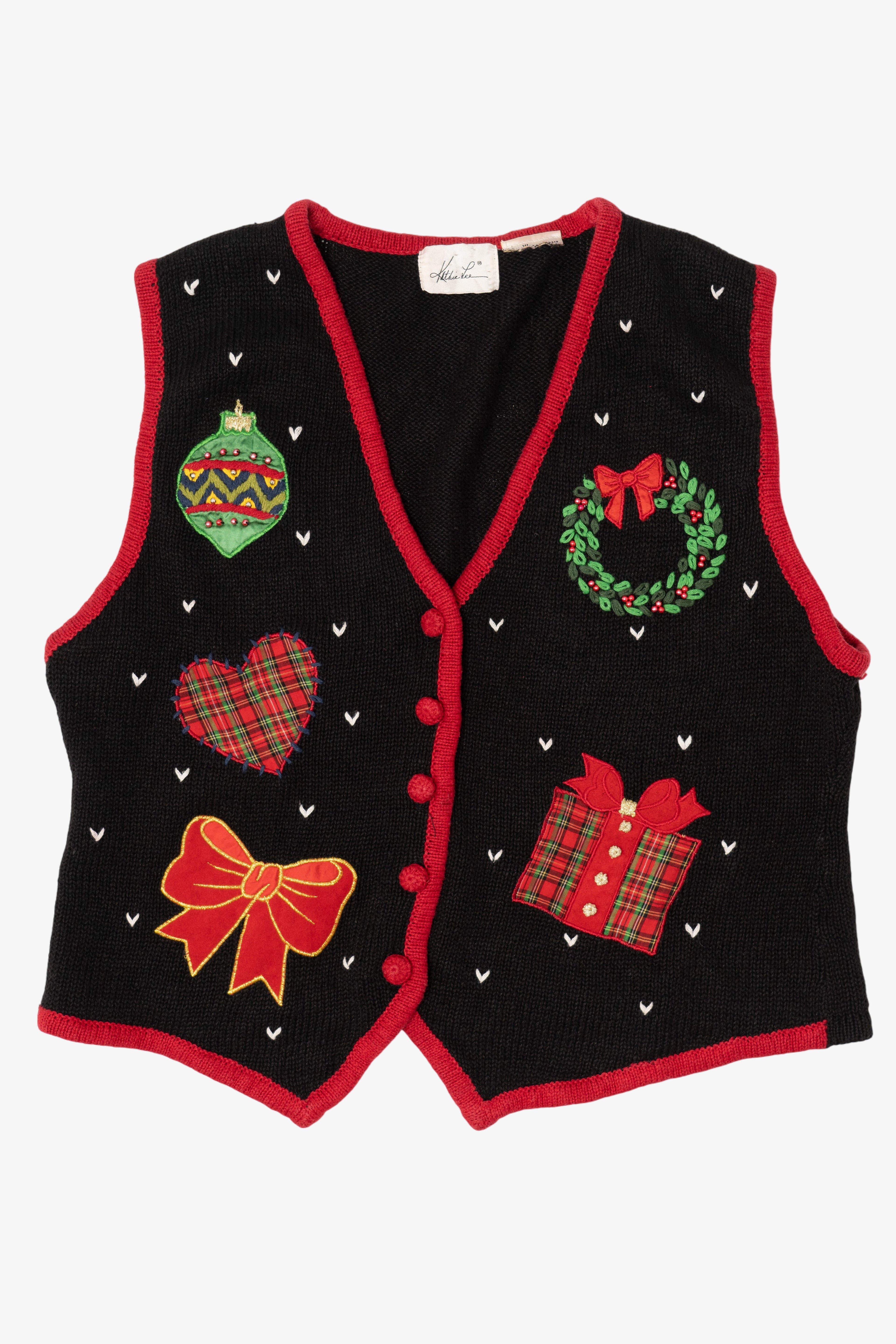Vintage Kathie Lee Ugly Christmas Vest (1990s)