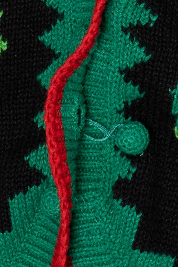 Vintage Bechamel Holly Ugly Christmas Vest (1990s)