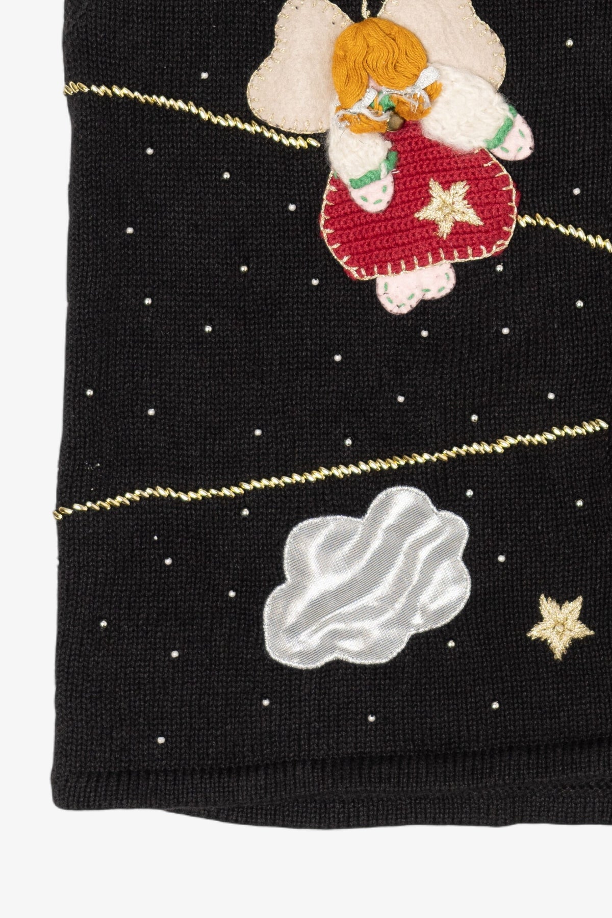 Vintage Bobbie Brooks Angels Ugly Christmas Vest (1990s)