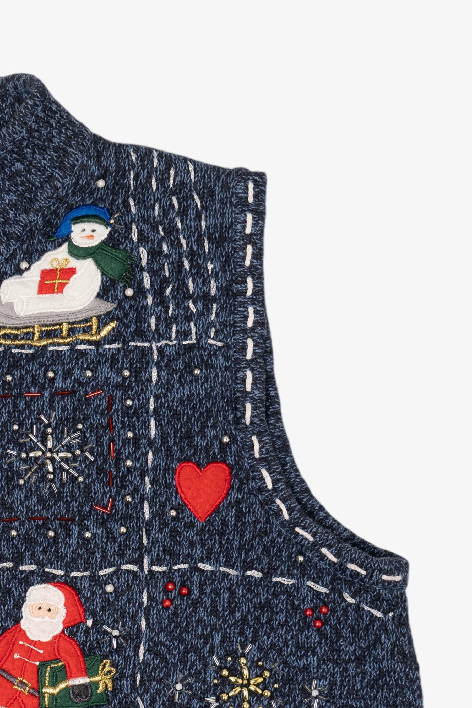 Vintage Erika Ugly Christmas Vest (1990s)