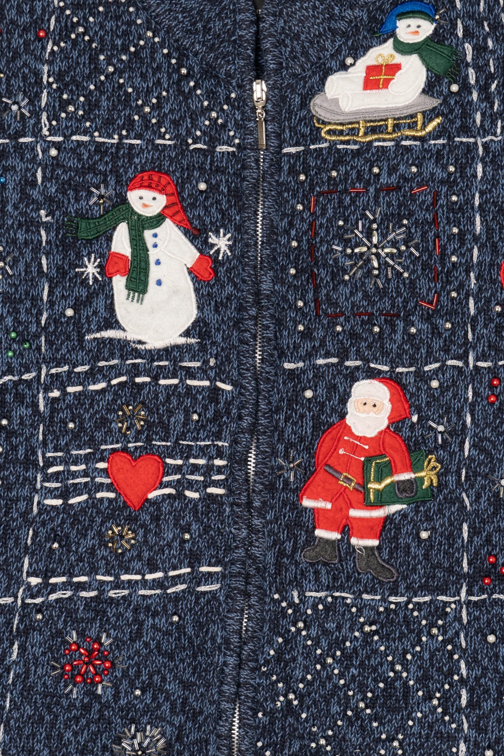 Vintage Erika Ugly Christmas Vest (1990s)