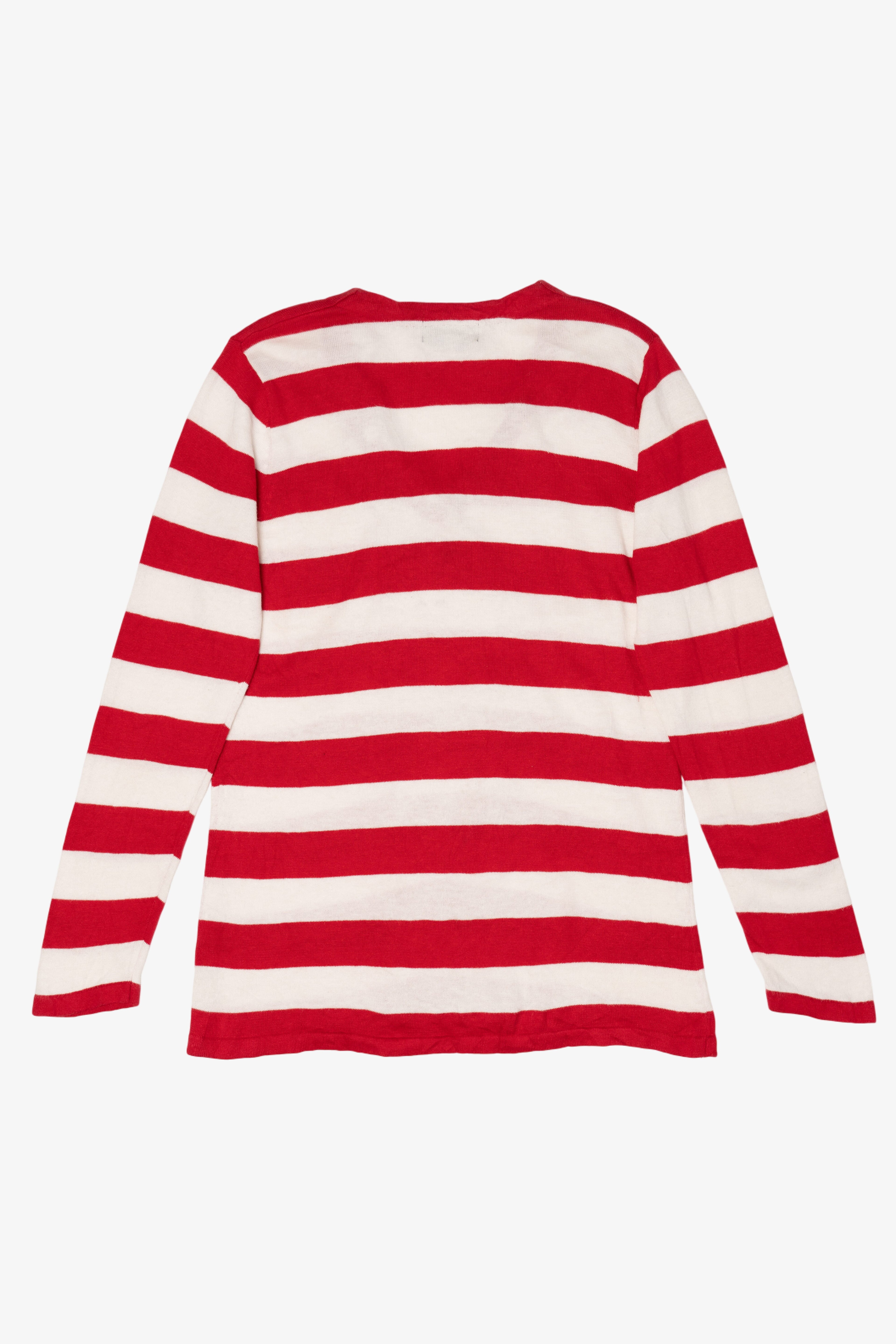 Vintage Y2k Lightweight Striped Berek Santa Ugly Christmas Pullover (2000s)