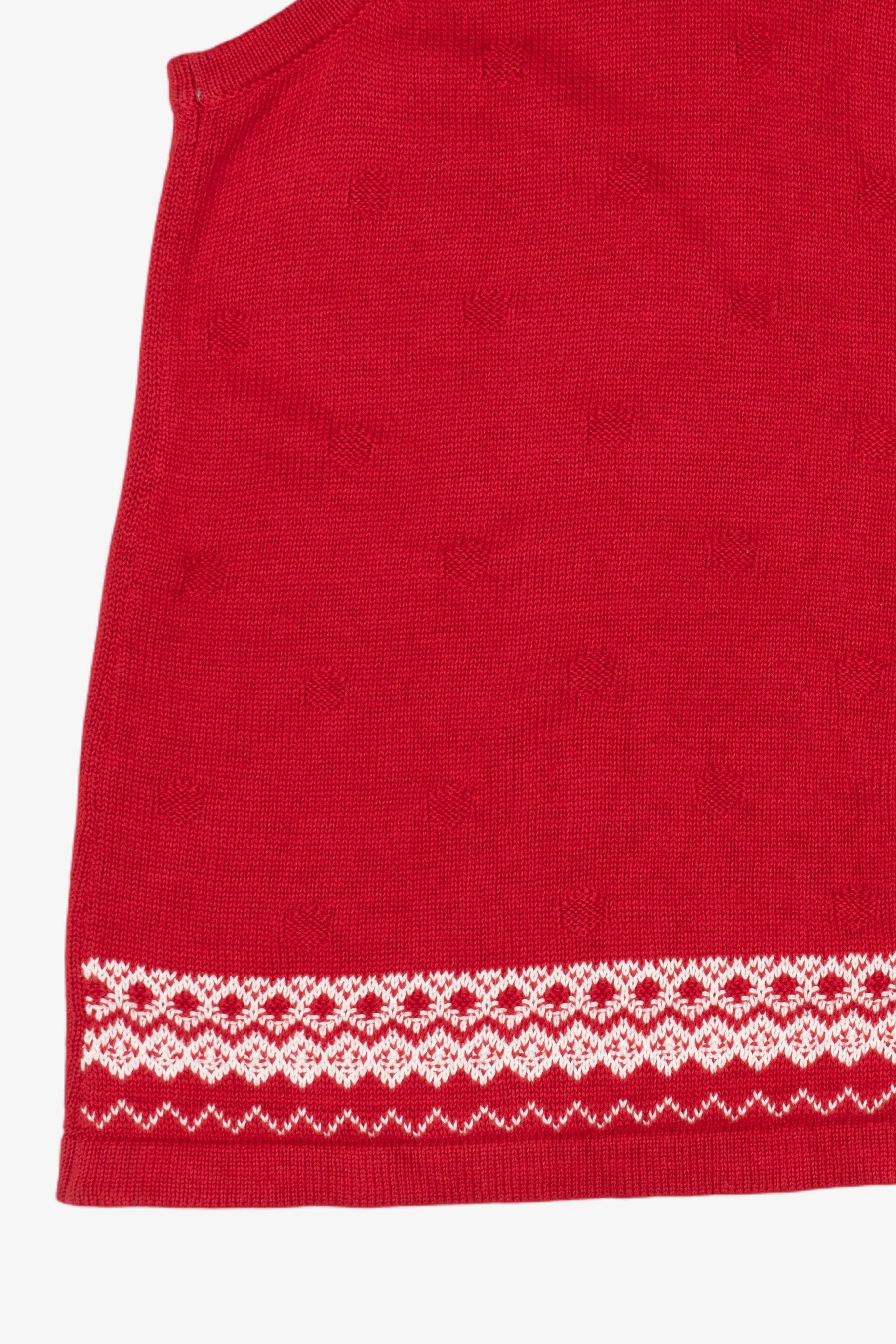 Vintage Red CJ Banks Snowman Ugly Christmas Vest (1990s)