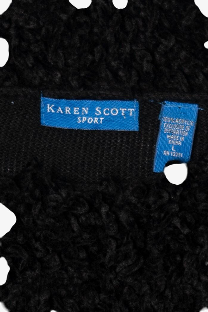 Vintage Y2k Lightweight Karen Scott Presents Ugly Christmas Pullover (2000s)