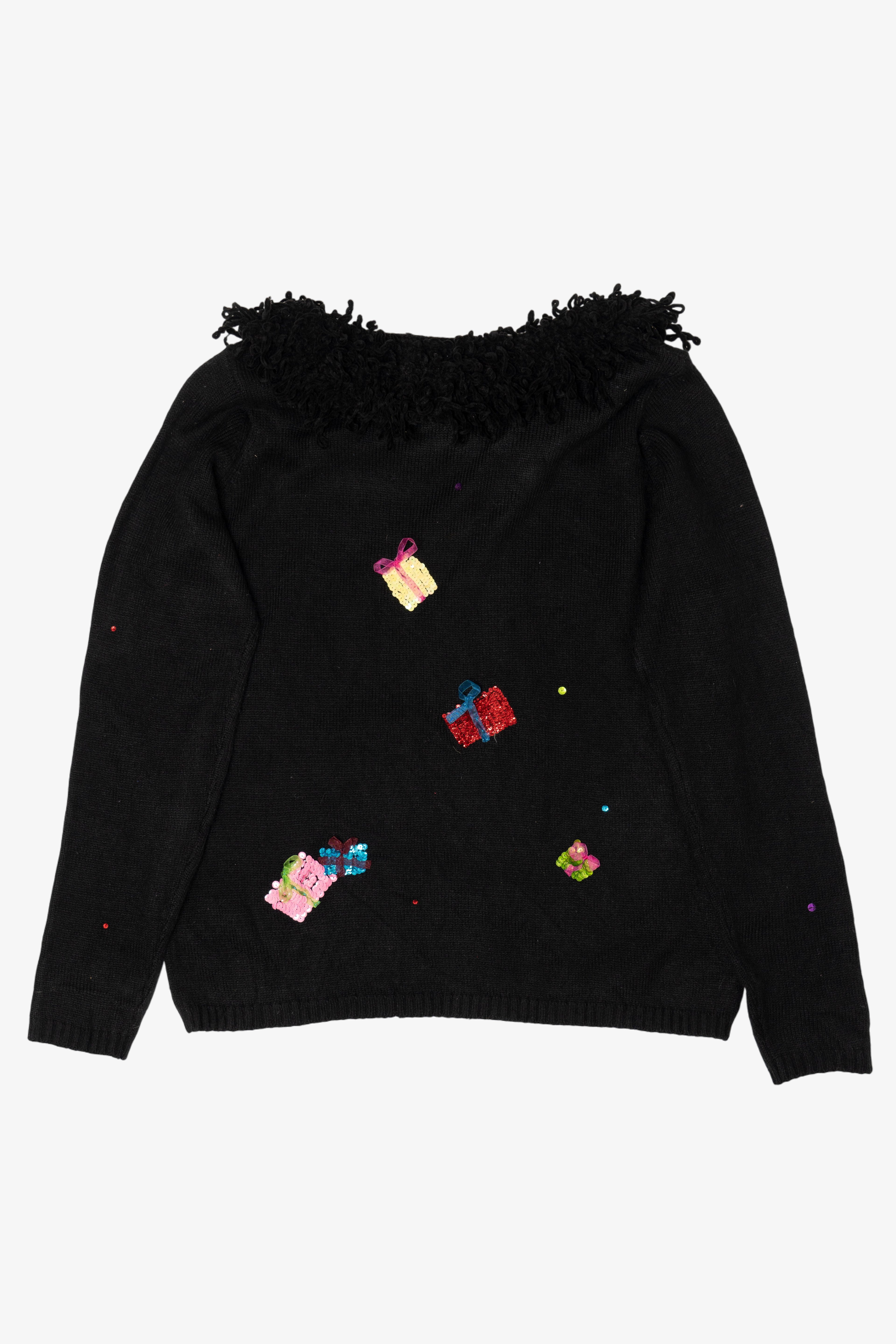 Vintage Y2k Lightweight Presents Ugly Christmas Pullover (2000s)