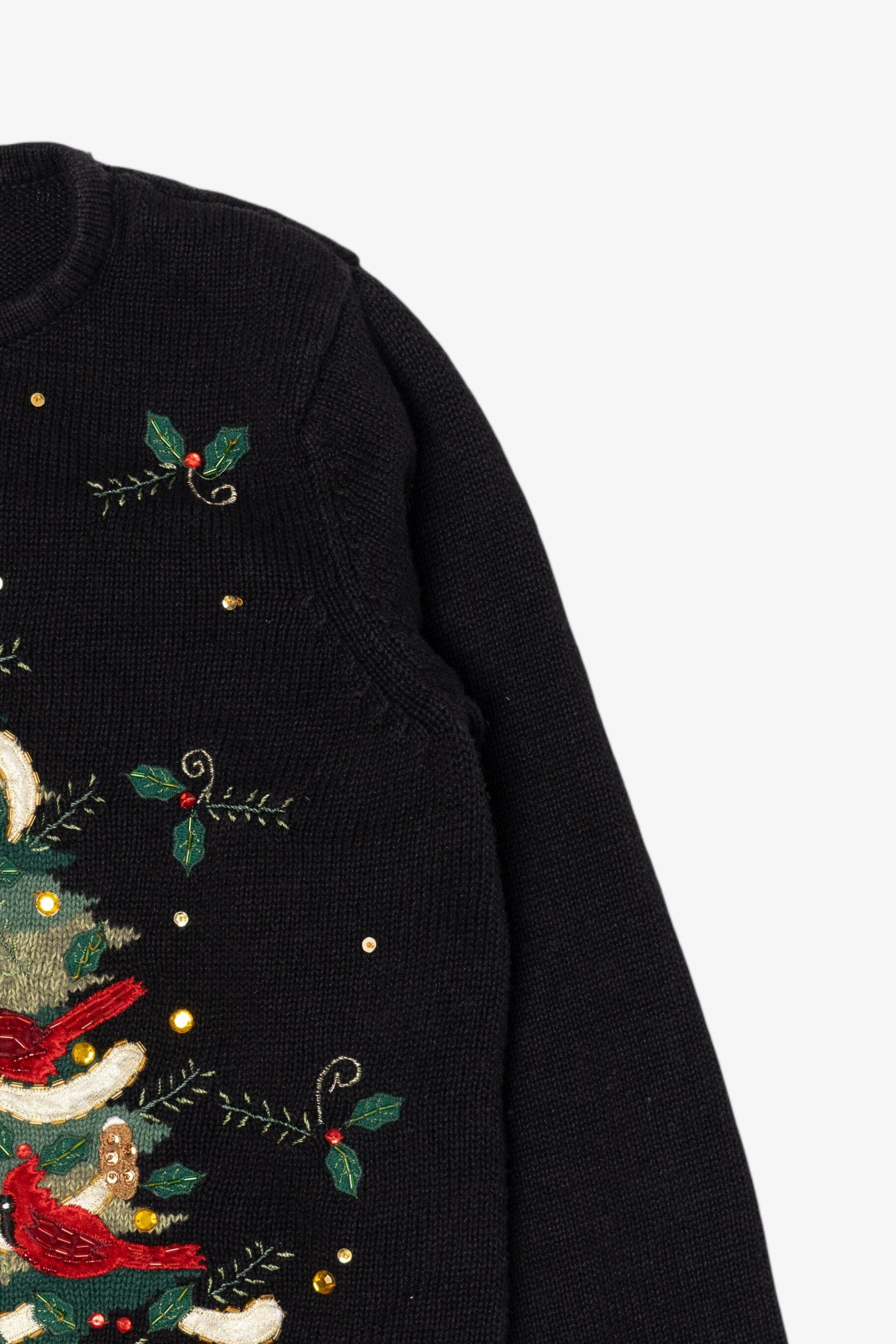 Vintage Black Tiara International Cardinals Ugly Christmas Sweater (2000s)
