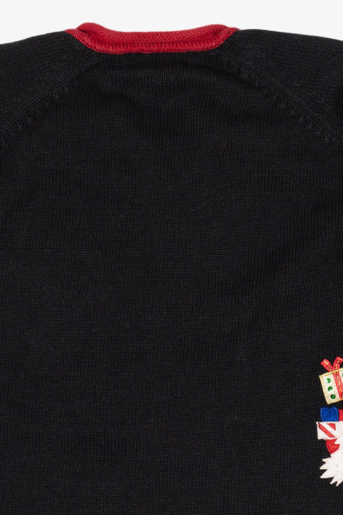 Vintage Black Tiara International Santa Ugly Christmas Cardigan (2000s)