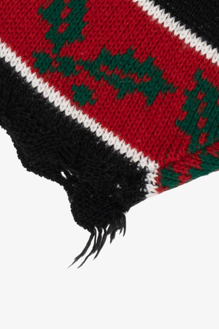 Vintage Black Holiday Time Ugly Christmas Pullover (1980s)