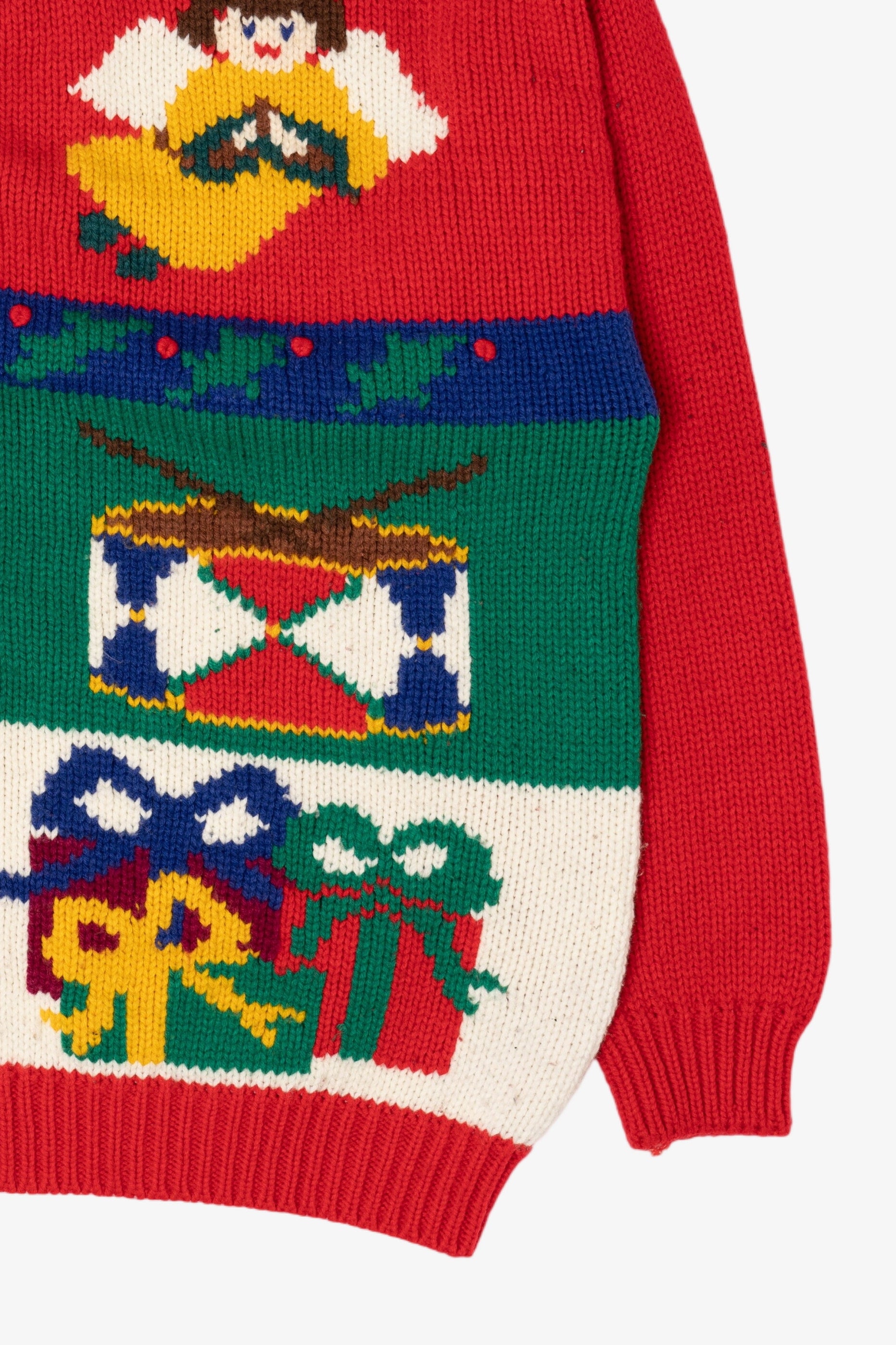 Vintage Red Karen Scott Ugly Christmas Cardigan (1990s)
