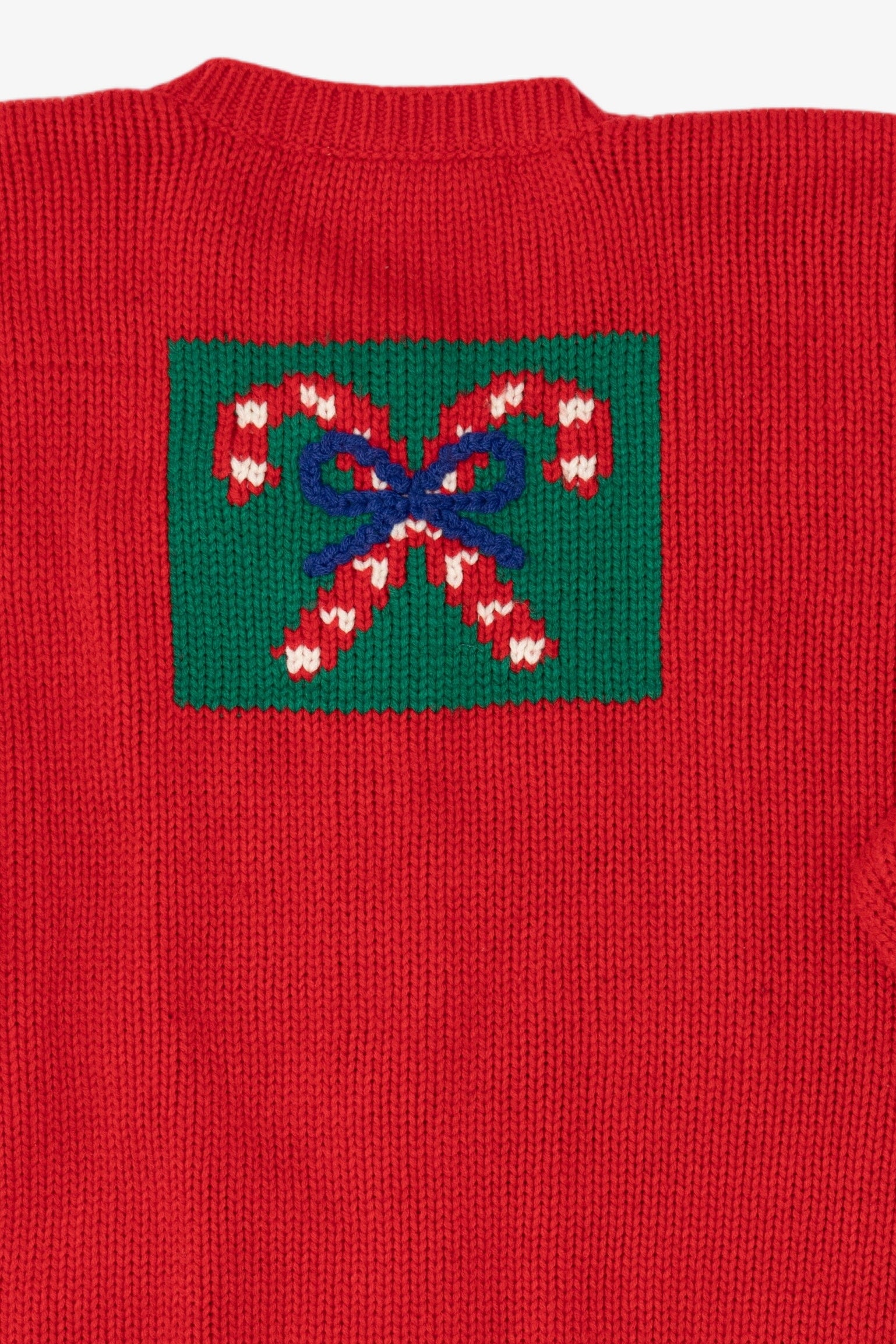 Vintage Red Karen Scott Ugly Christmas Cardigan (1990s)