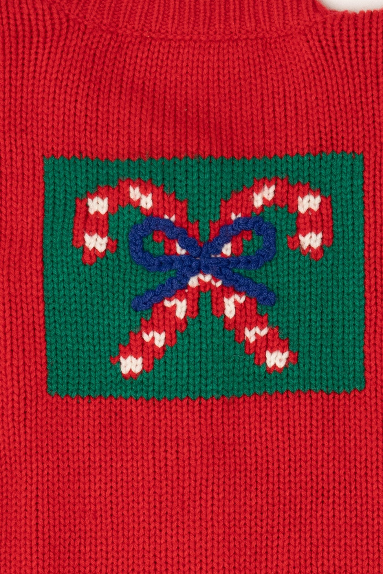 Vintage Red Karen Scott Ugly Christmas Cardigan (1990s)