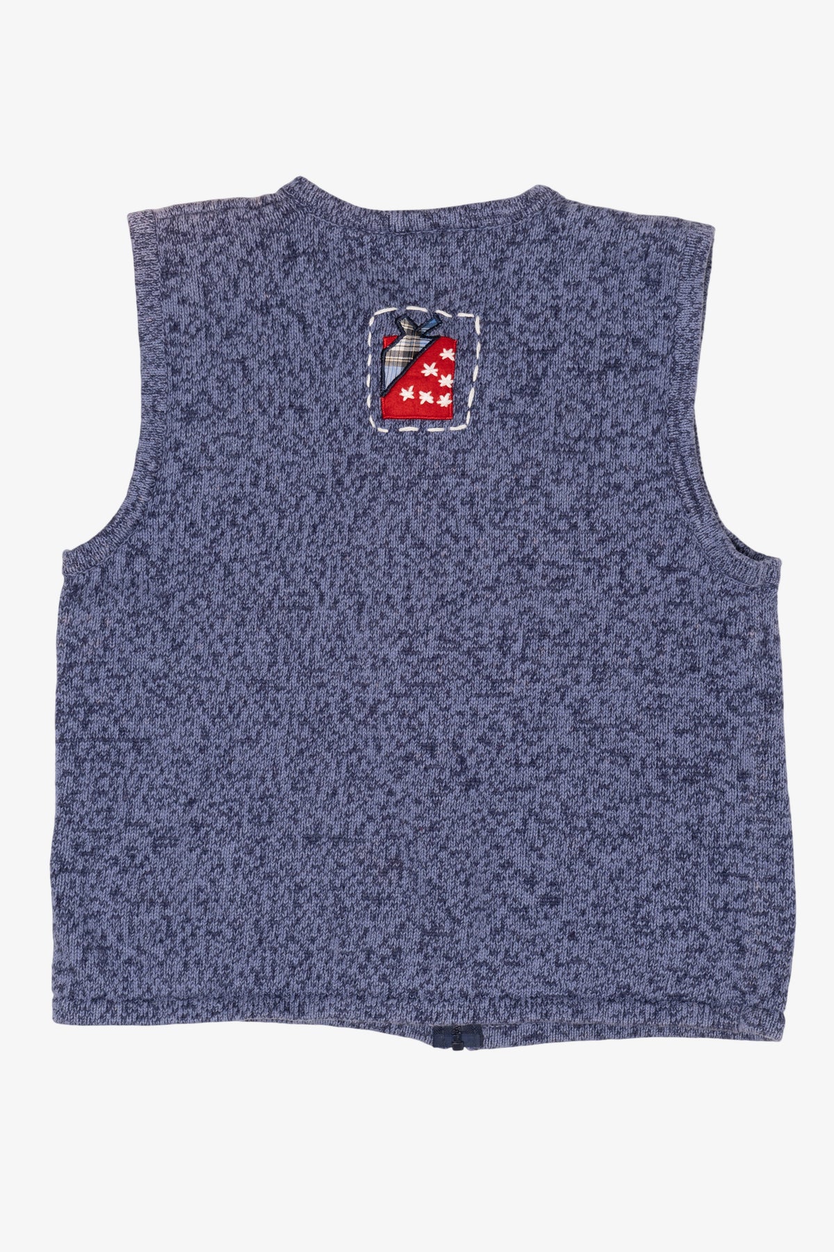 Vintage Blue Bobbie Brooks Ugly Christmas Vest (1990s)