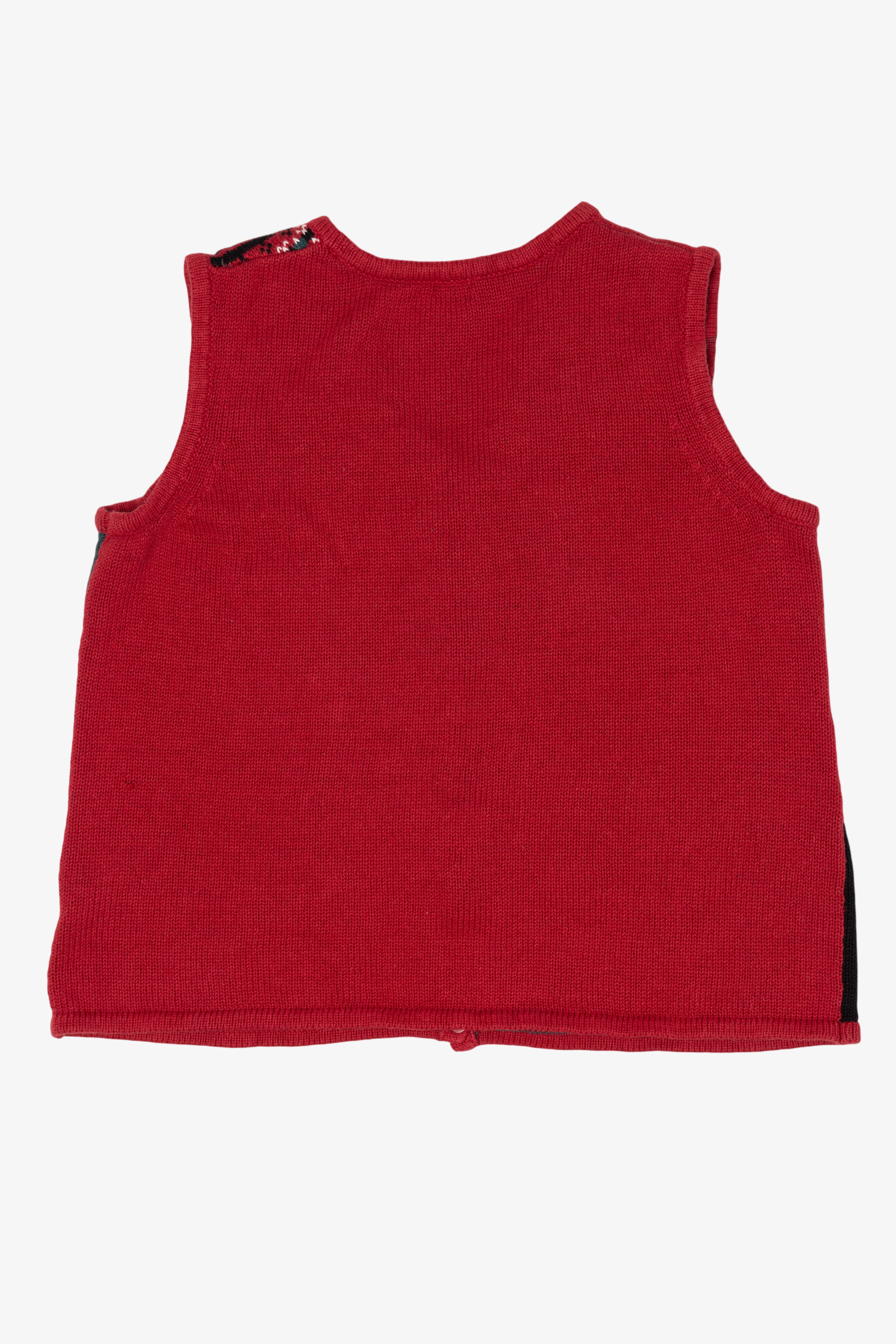 Vintage Red Holiday Editions Ugly Christmas Vest (1990s)