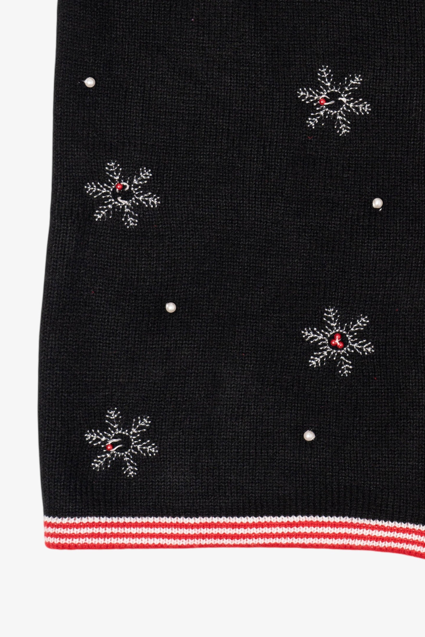 Vintage Black Snowmen Ugly Christmas Vest (2000s)