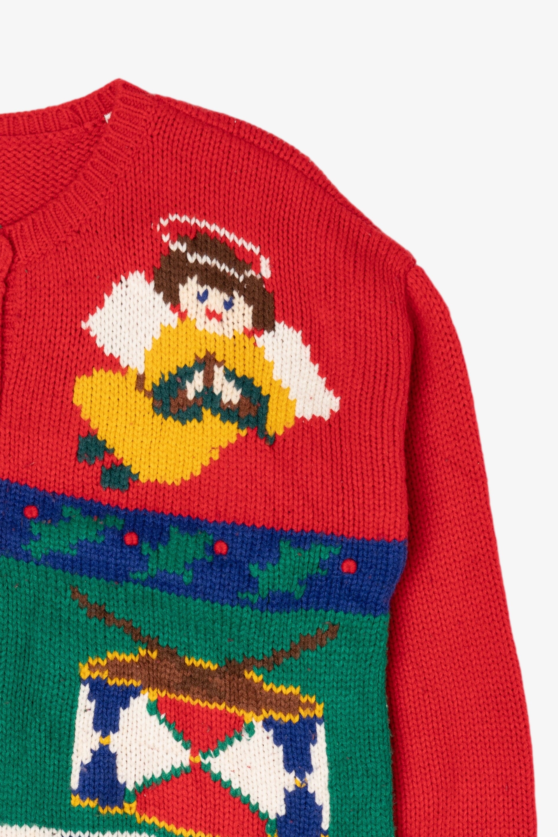 Vintage Red Ugly Christmas Cardigan (1990s)