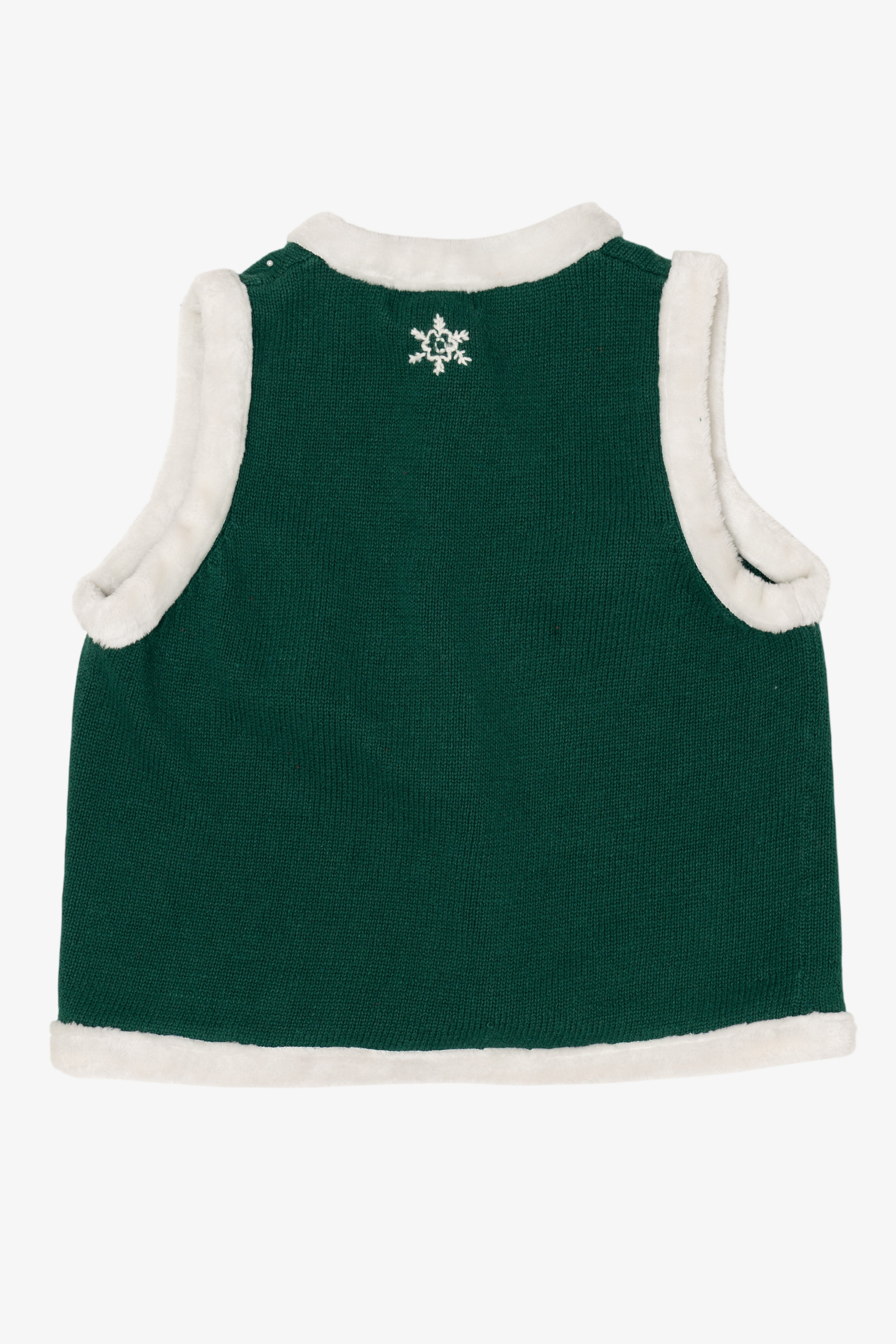 Vintage Green All Points Ugly Christmas Vest (1990s)