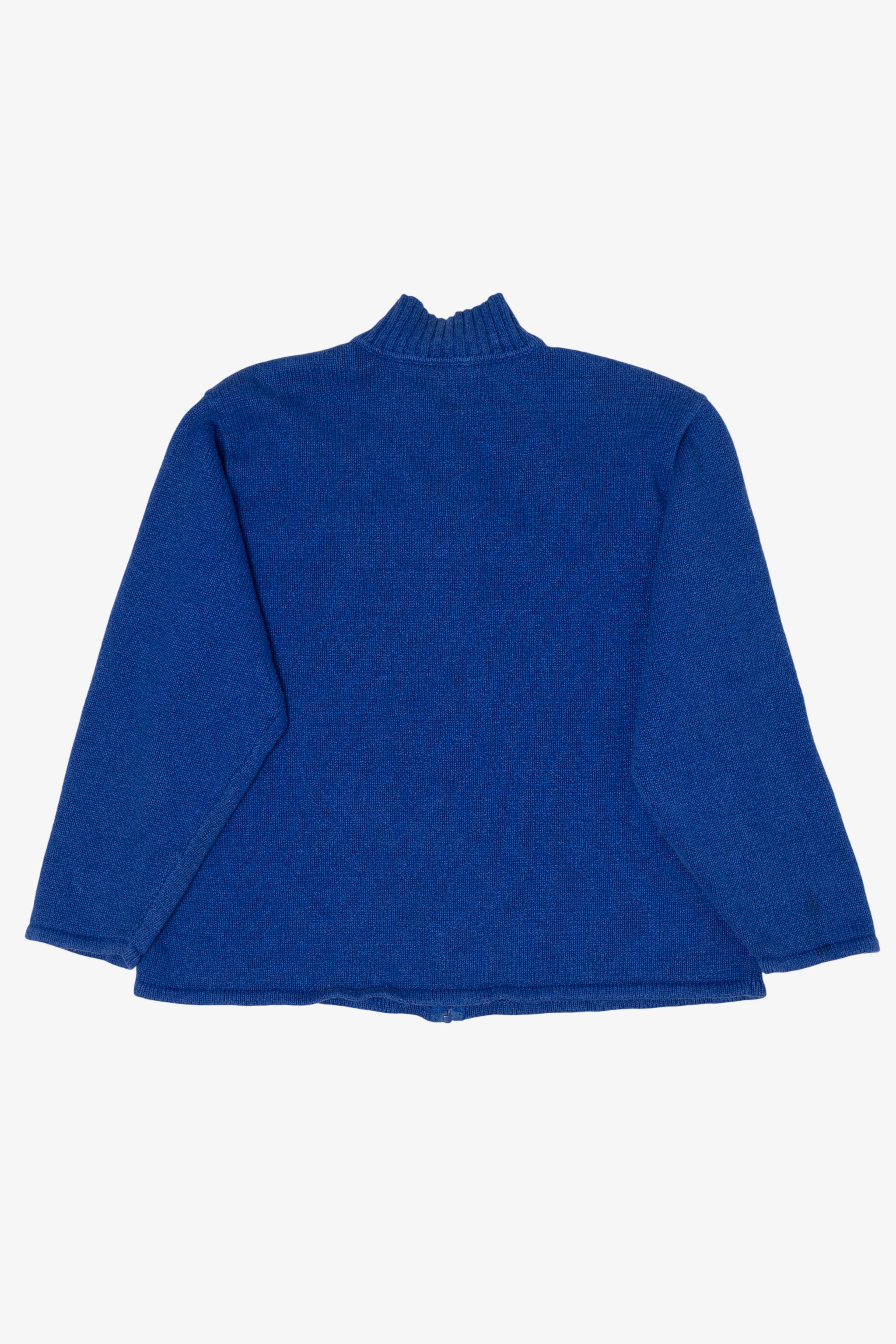 Vintage Blue Crystal Kobe Ugly Christmas Cardigan (1990s)