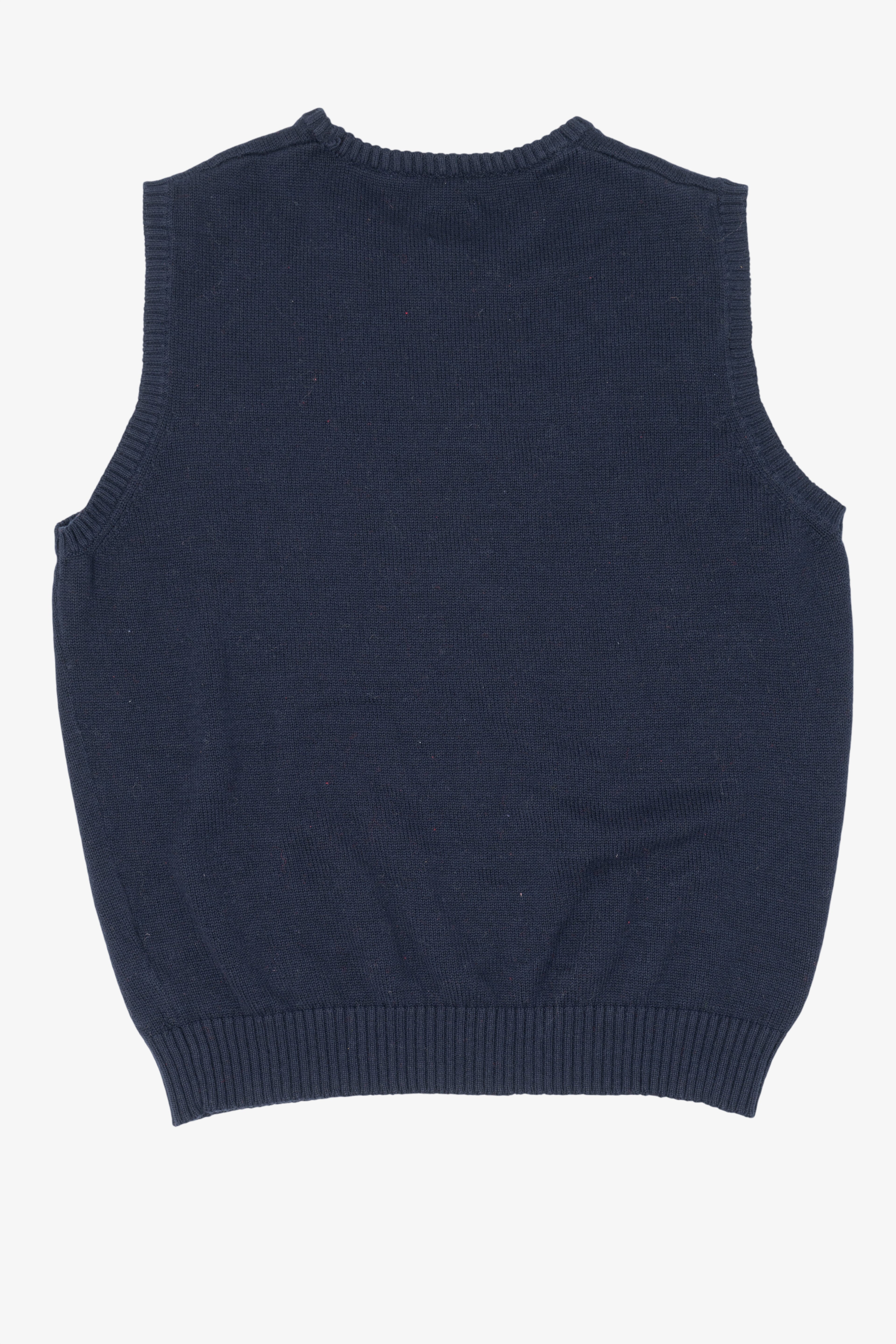 Navy Blue Route 66 Elf Ugly Christmas Vest (2010s)
