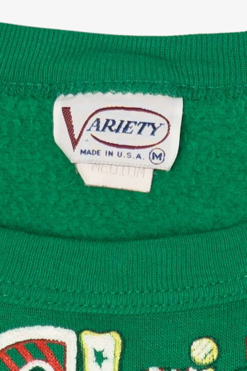 Vintage Green 12 Days Of Christmas Ugly Christmas Sweatshirt (1990s)