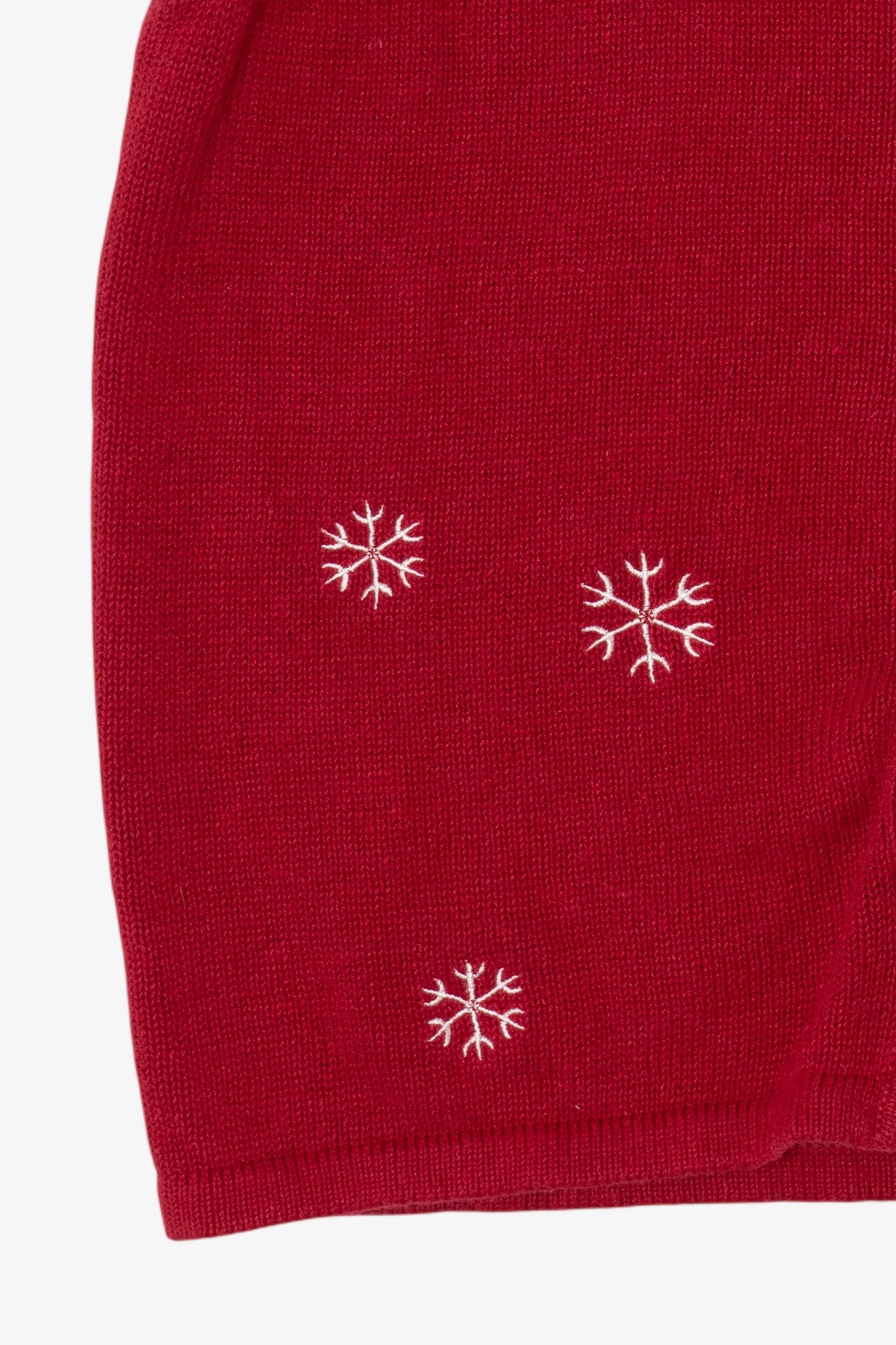 Vintage Red Snowmen Ugly Christmas Vest (2000s)