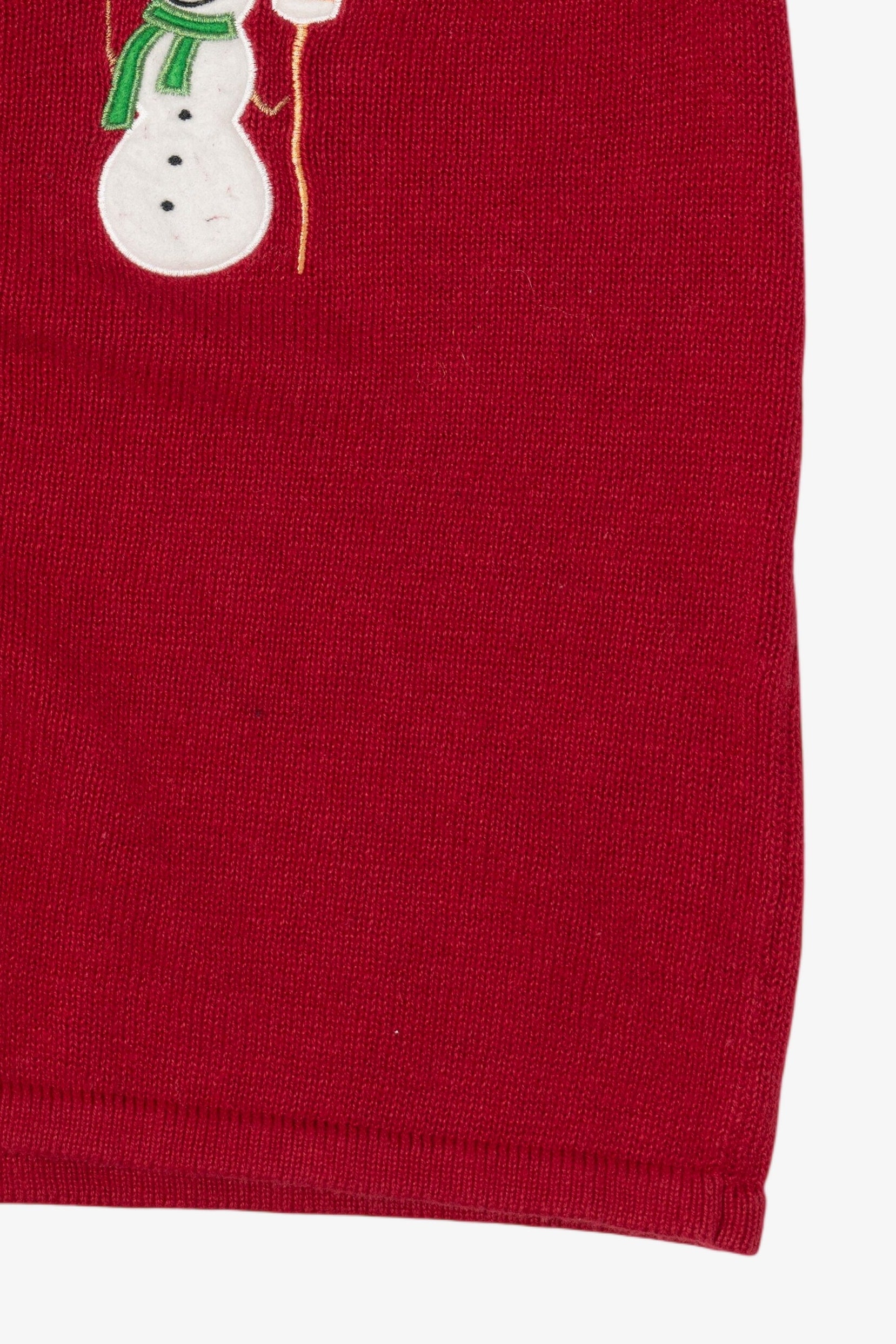Vintage Red Snowmen Ugly Christmas Vest (2000s)
