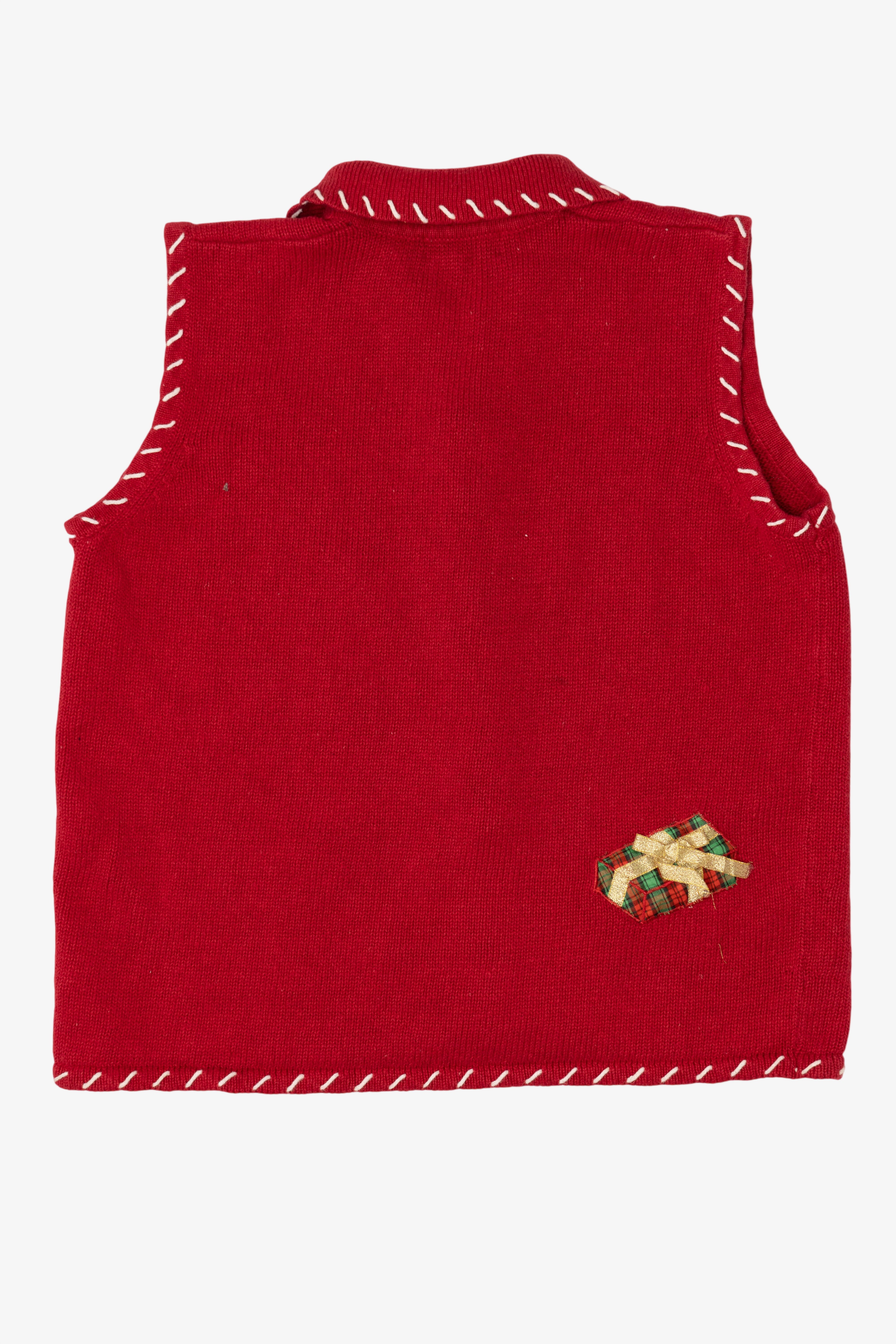 Vintage Red Designers Originals Presents Ugly Christmas Vest (1990s)