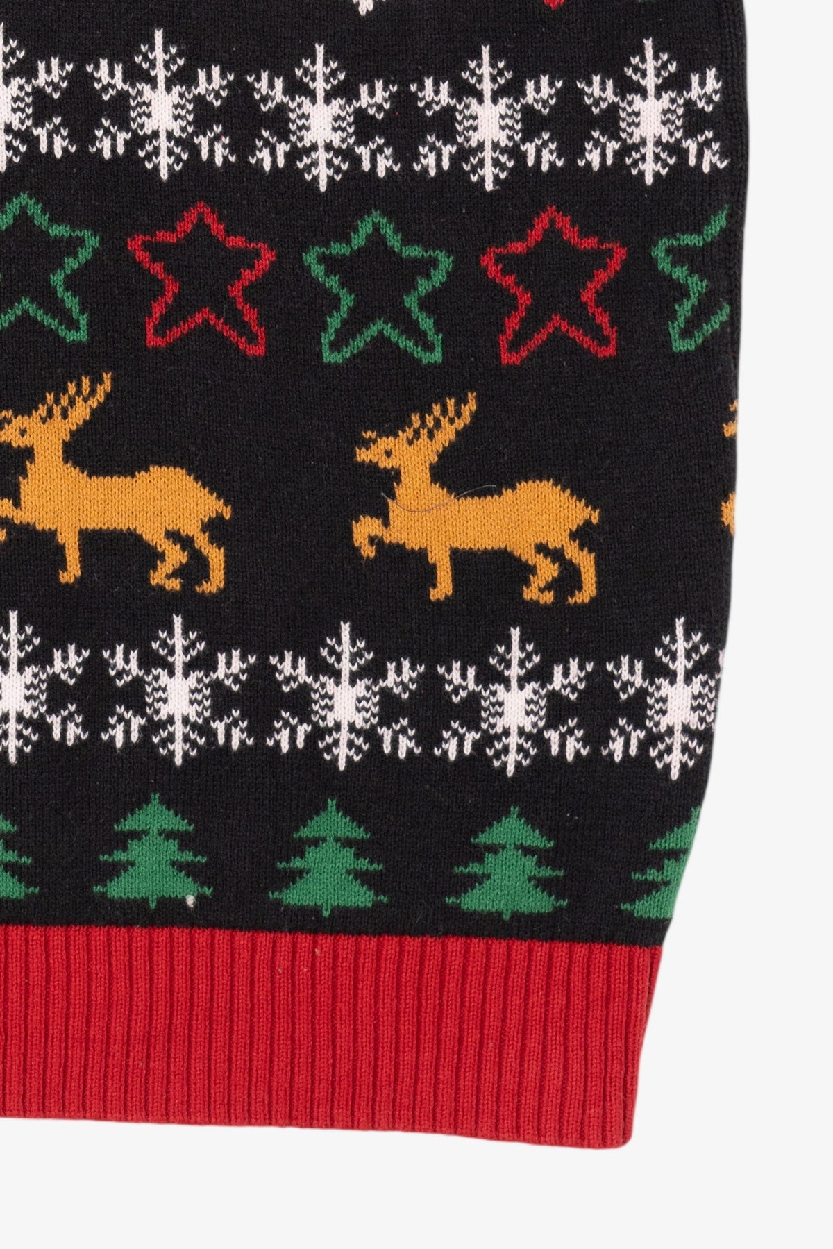 Black Ugly Christmas Sweater Vest (2010s)