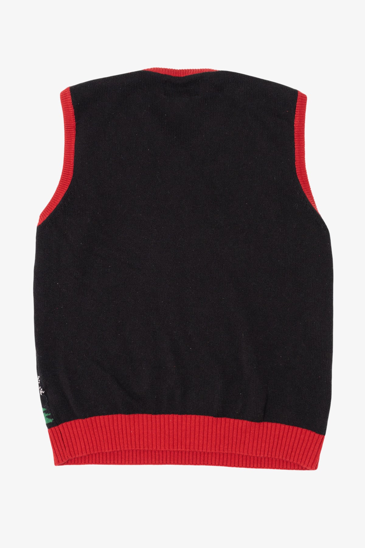 Black Ugly Christmas Sweater Vest (2010s)