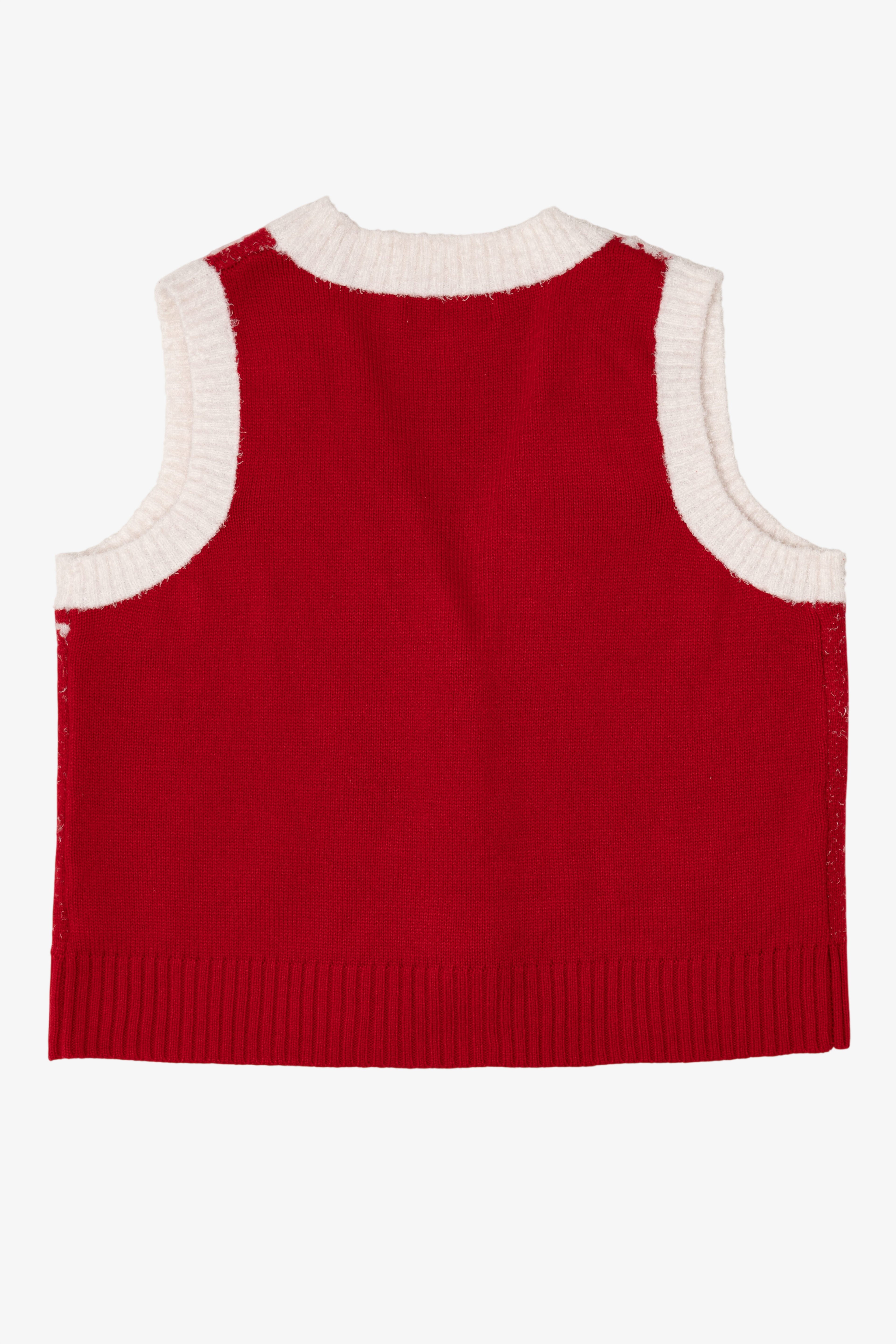 Red 33 Degrees Ugly Christmas Vest (2010s)