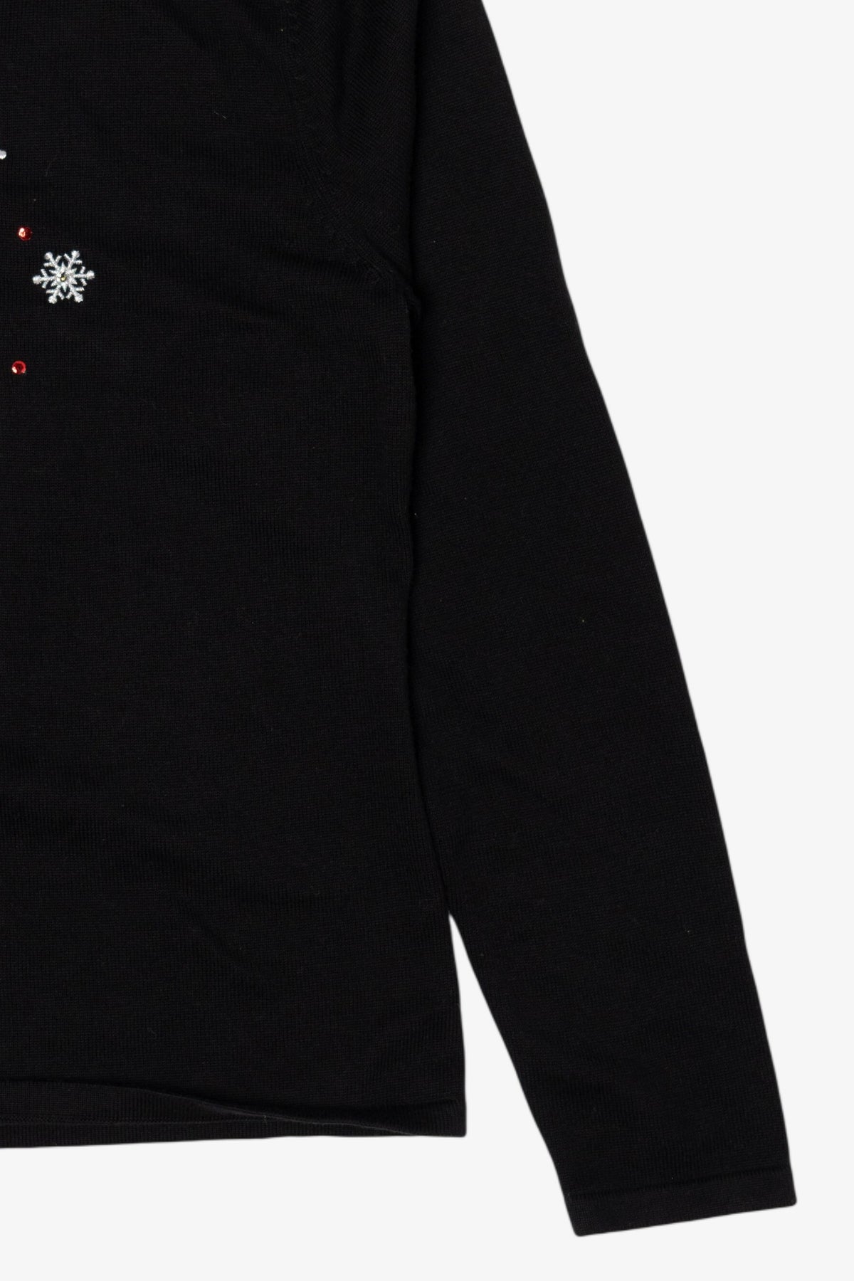 Vintage Black K.B Collection Santa Ugly Christmas Pullover (2000s)