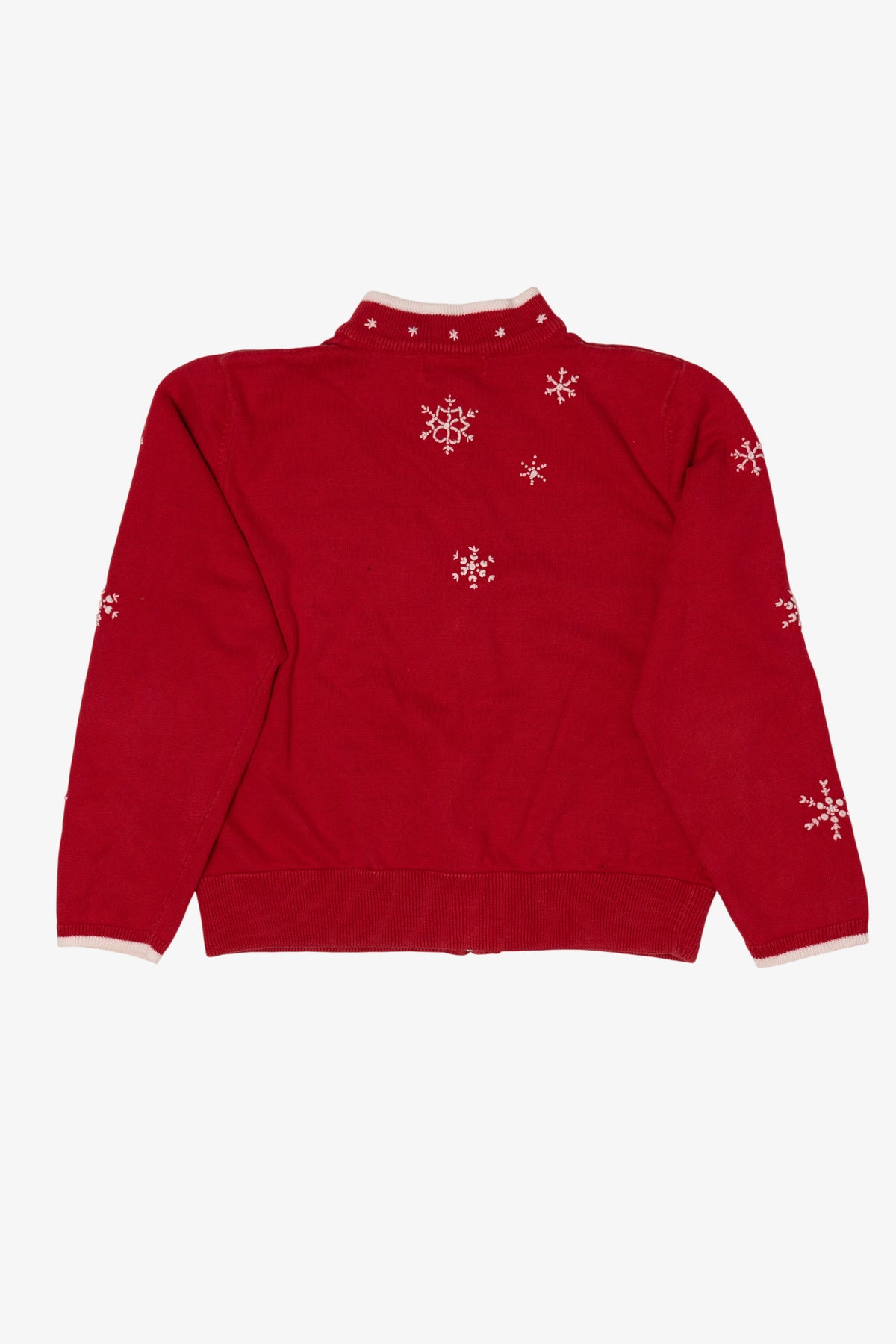 Vintage Red Coldwater Creek Polar Bears Ugly Christmas Cardigan (1990s)